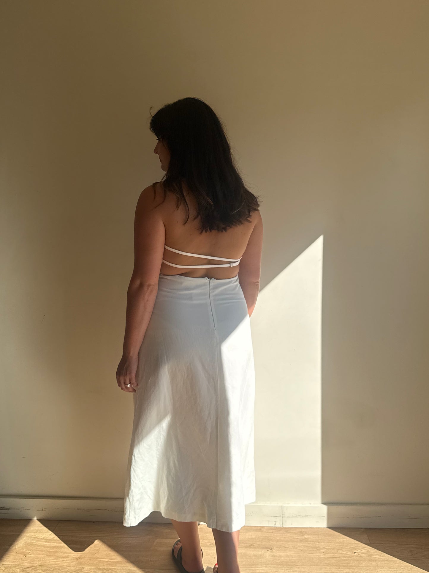 Zara Halter Strappy Back Dress, XL