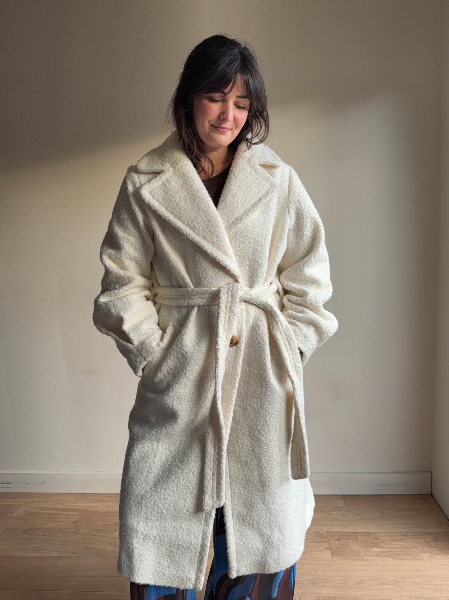 Next Boucle Teddy Tailored Coat, 16