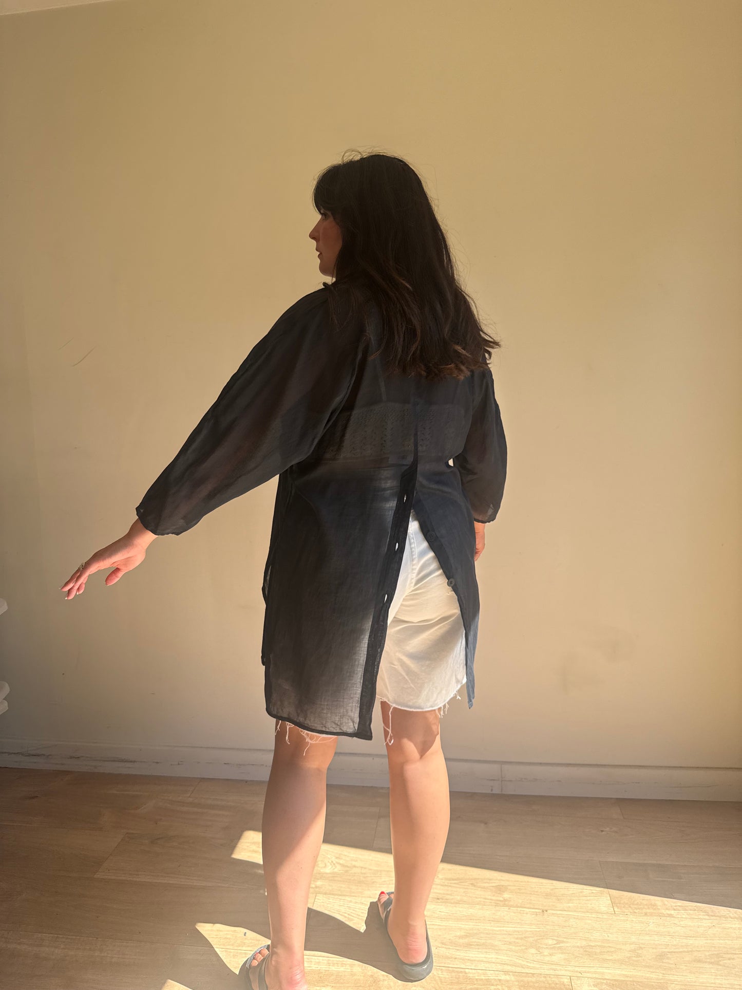 Vintage Lightweight Cotton Shirt, M
