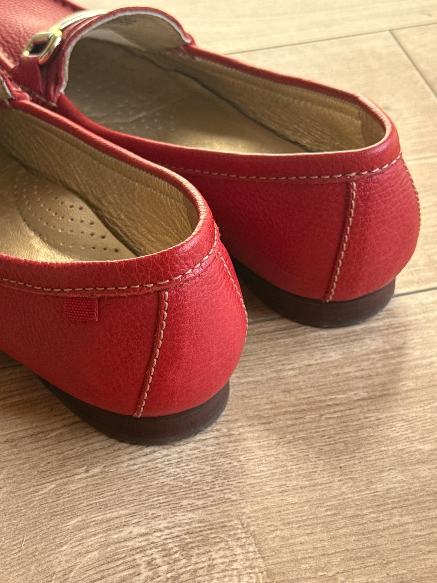 Russell & Bromley Buckle Leather Loafers, UK 6