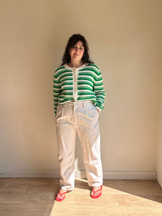 Pull & Bear Equals Cotton Twill Trousers, L-XL