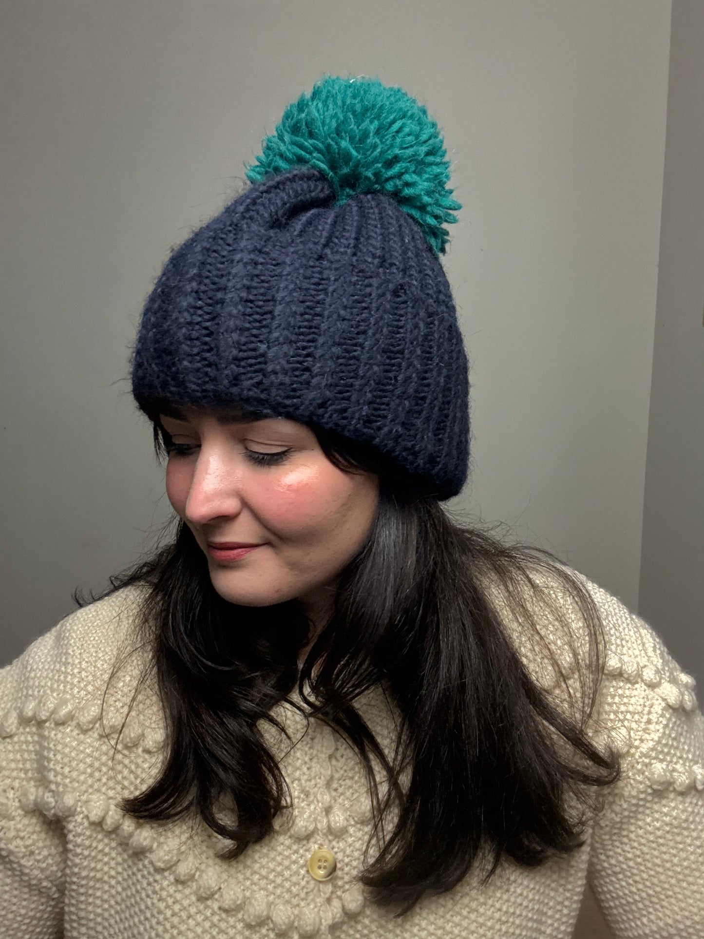 Sandro Knitted Giant Bobble Hat, O/S