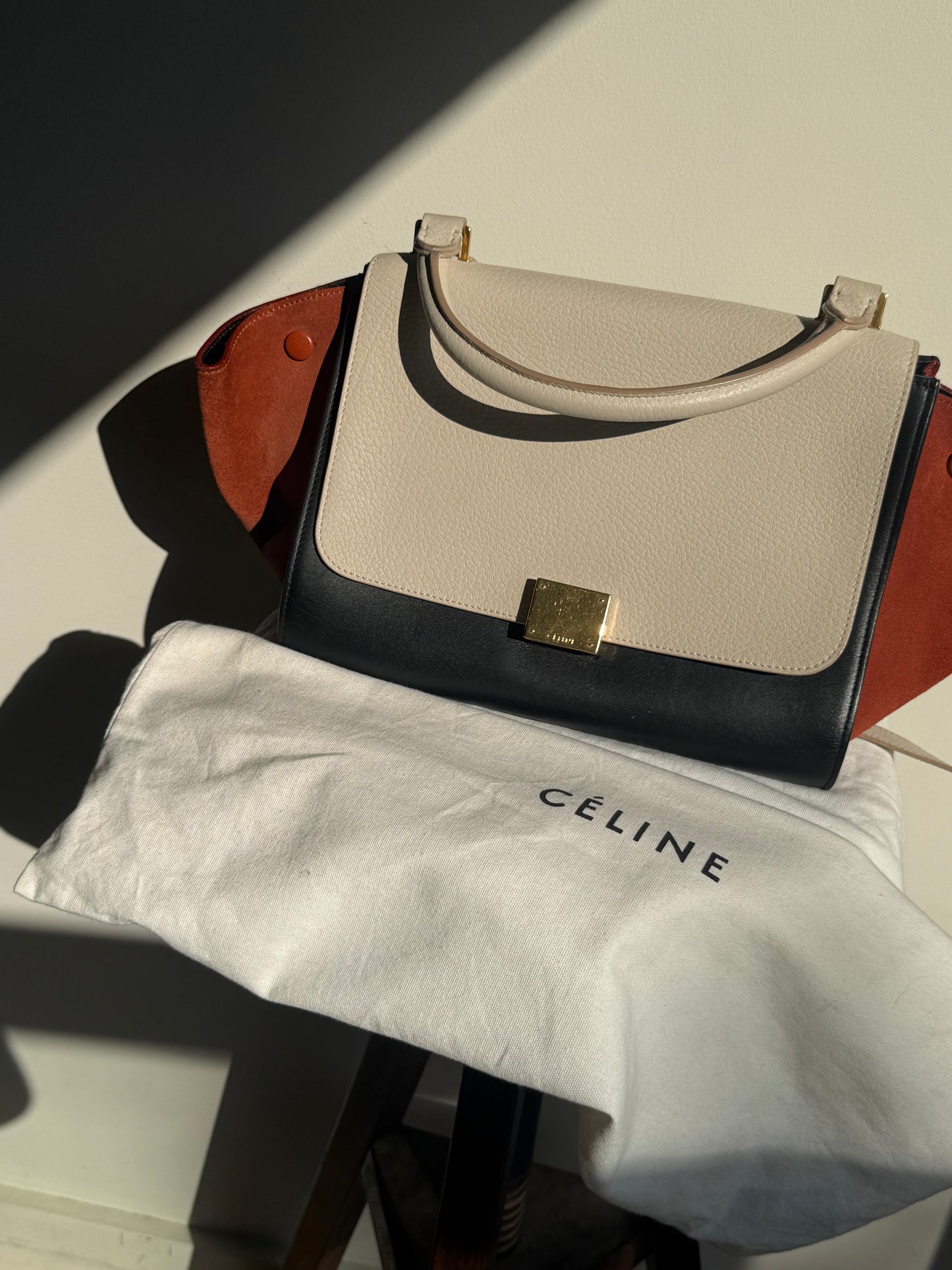Celine Trapeze Tri-Colour Bag