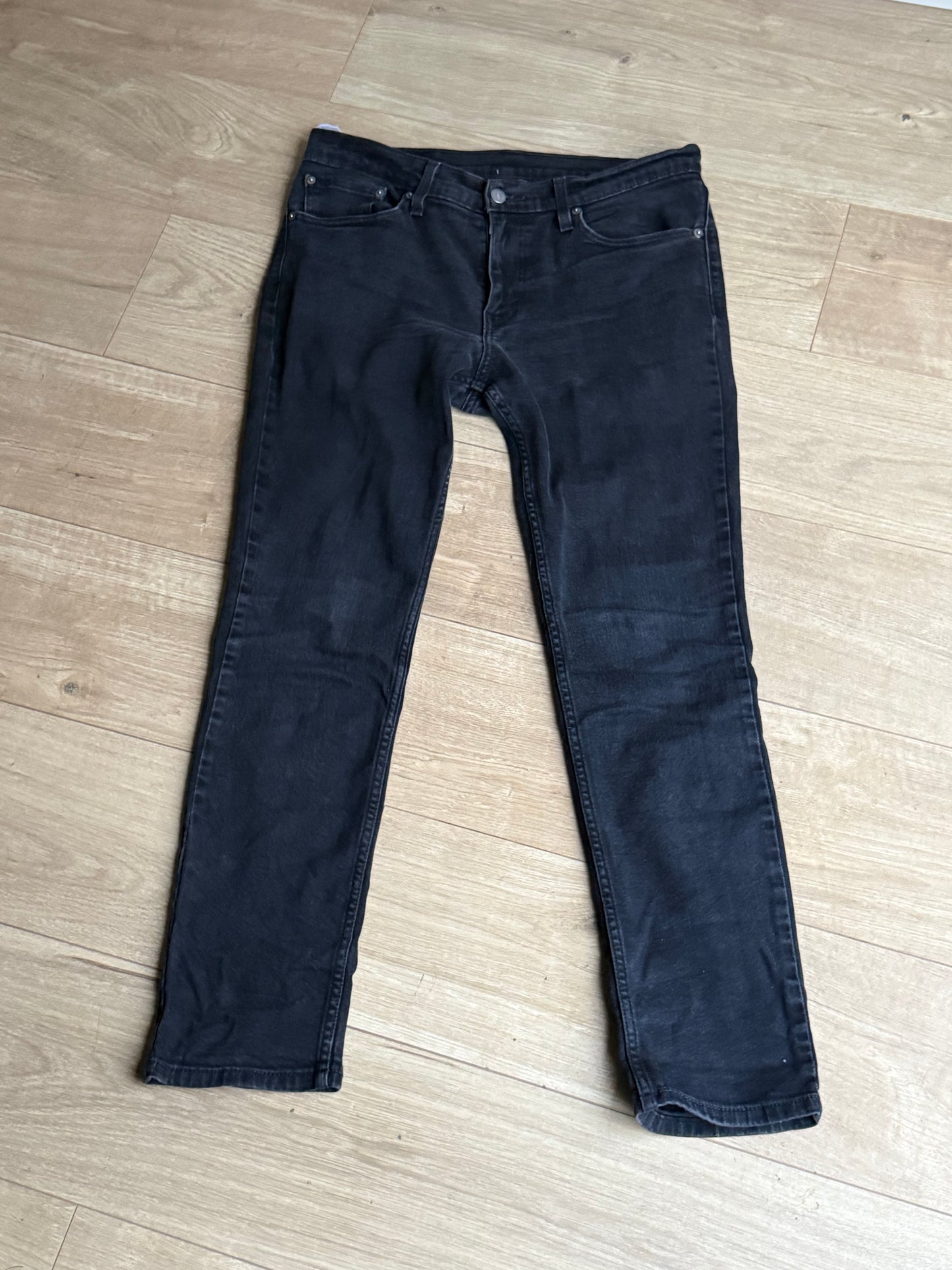 Faded Black Levi's 511 Slim Fit Jeans, W32 L32