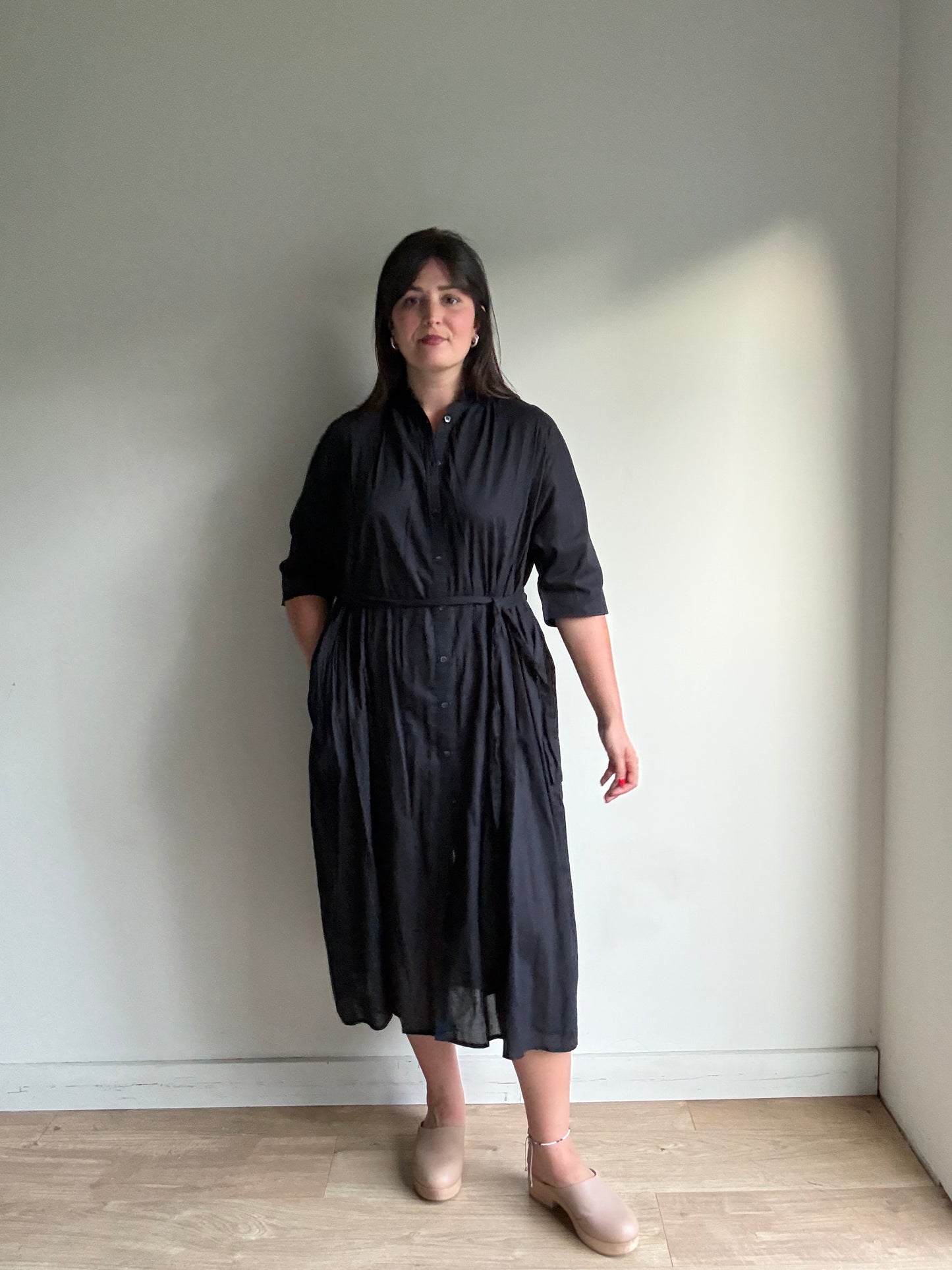 Collect by Hunch Cotton Button Down Dress, M