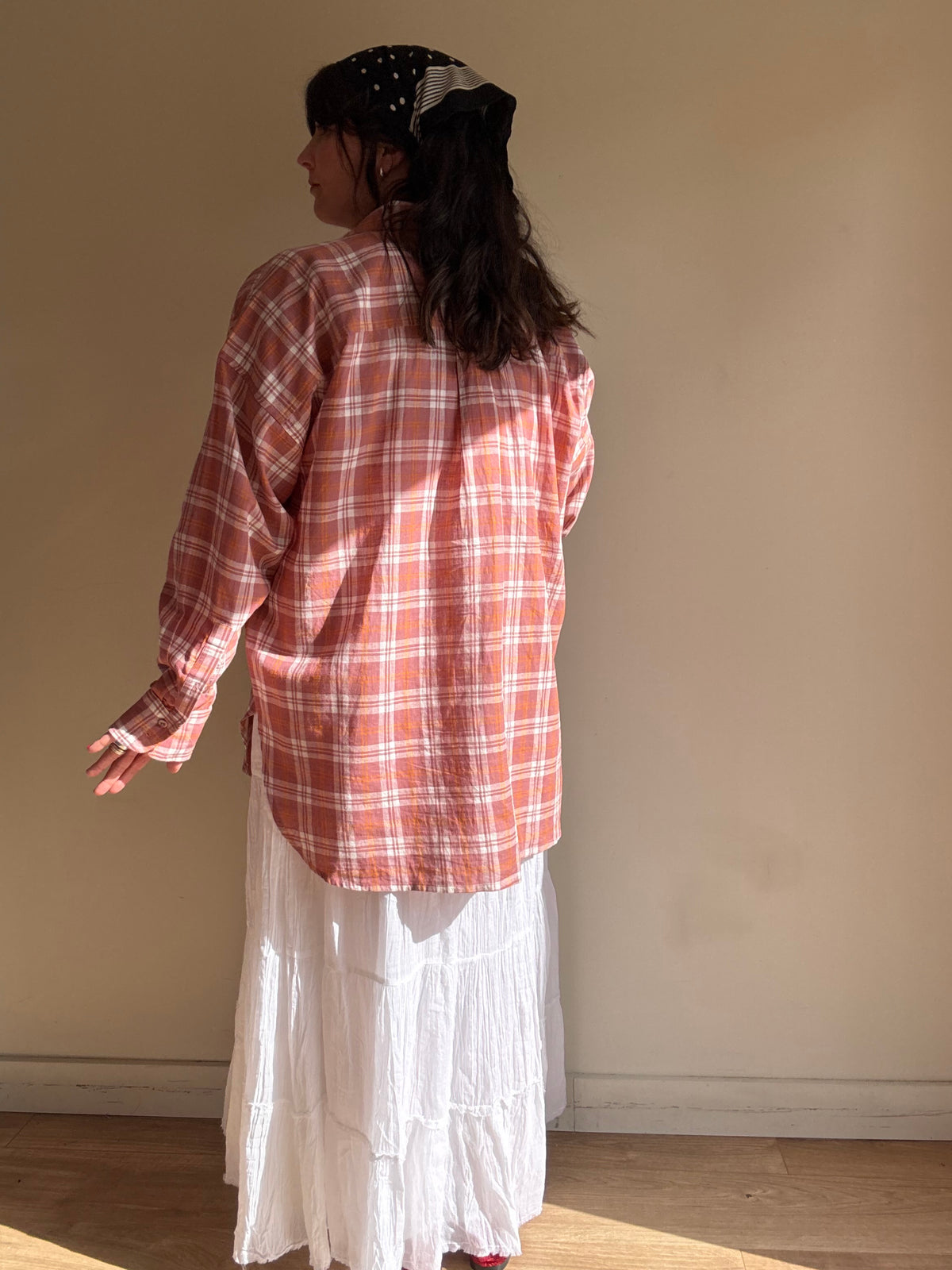 Studio Ren Check Cotton Shirt, M/L