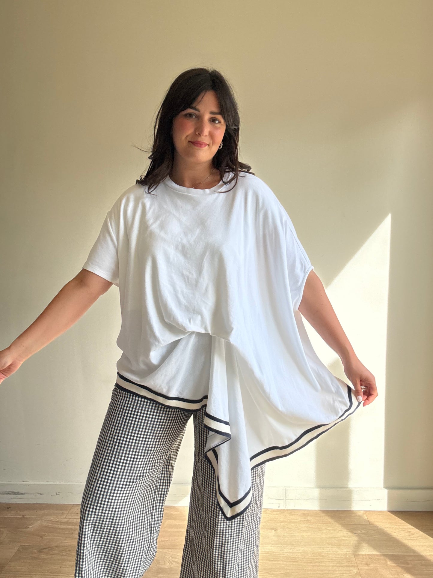 Petit Bateau Collab Soft Cotton Panel T-Shirt, L
