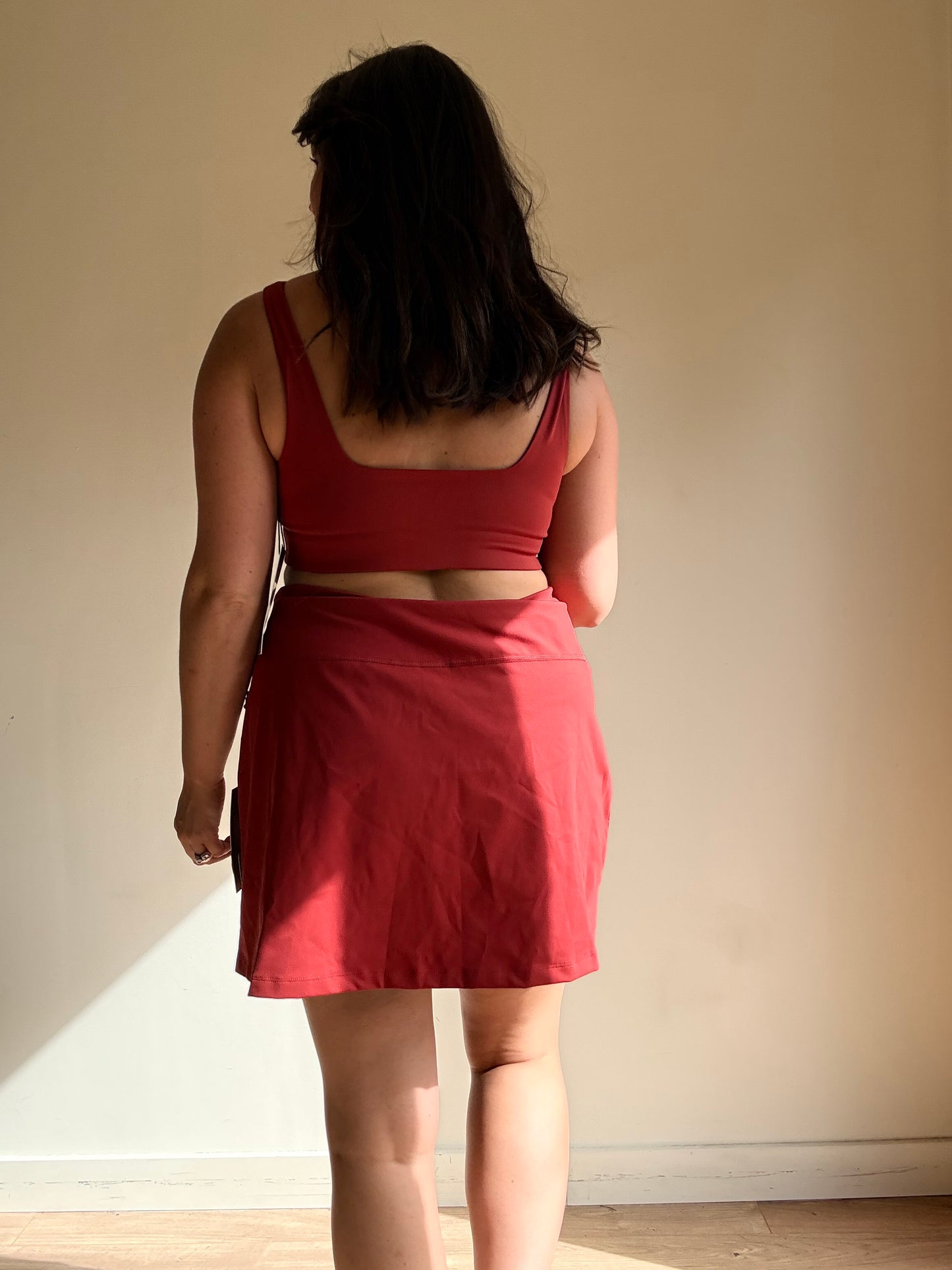 Girlfriend Collective NEW Skort and Bra Set, L-XL