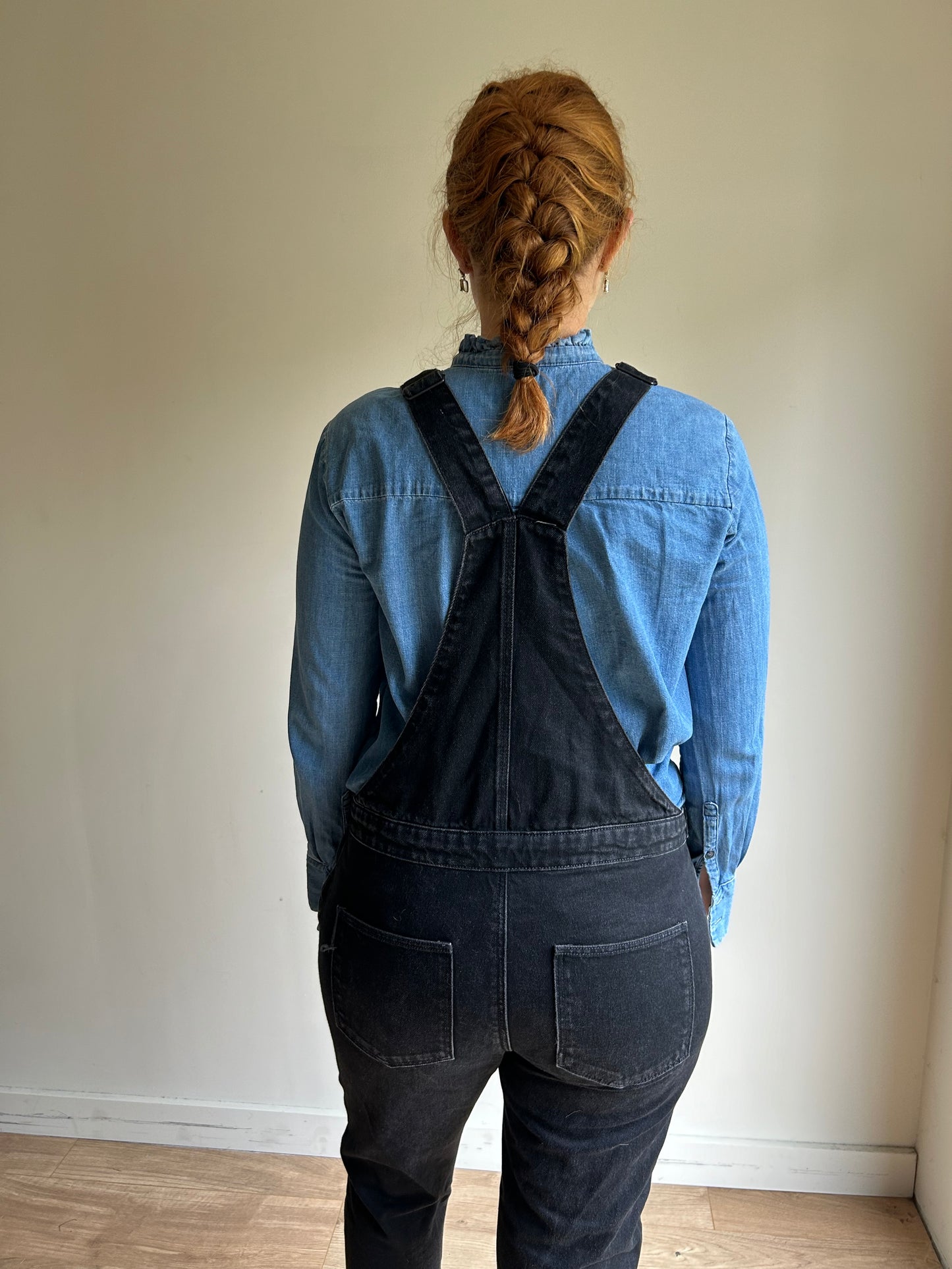 Topshop Crop Denim Dungarees, 12