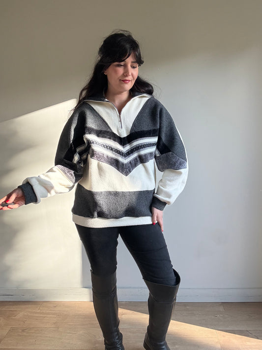 Vintage Sun City Quarter Zip Fleece, M/L