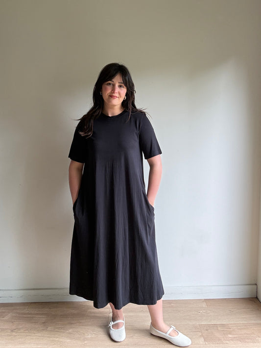Arket Pure Cotton Jersey T-Shirt Dress, S