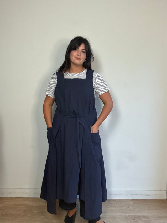 Toast Tie Sides Apron Dress, S/M