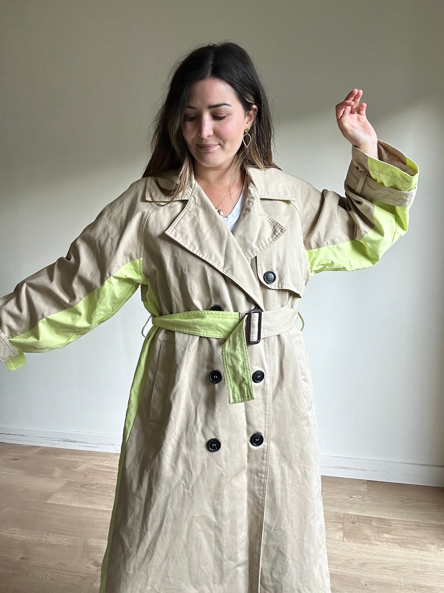 Asos Block Colour Trench Coat, 10