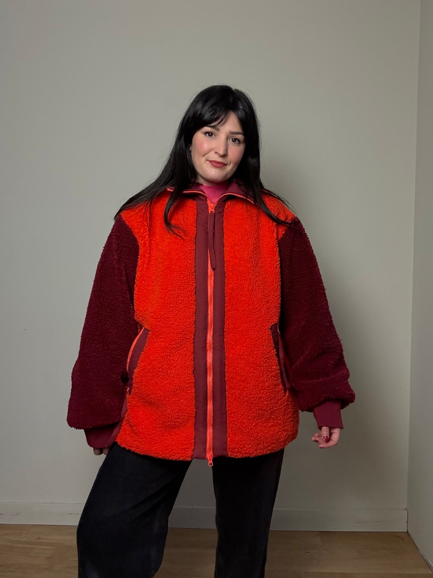 Roksanda X George Zip Up Colour Block Fleece, L/XL