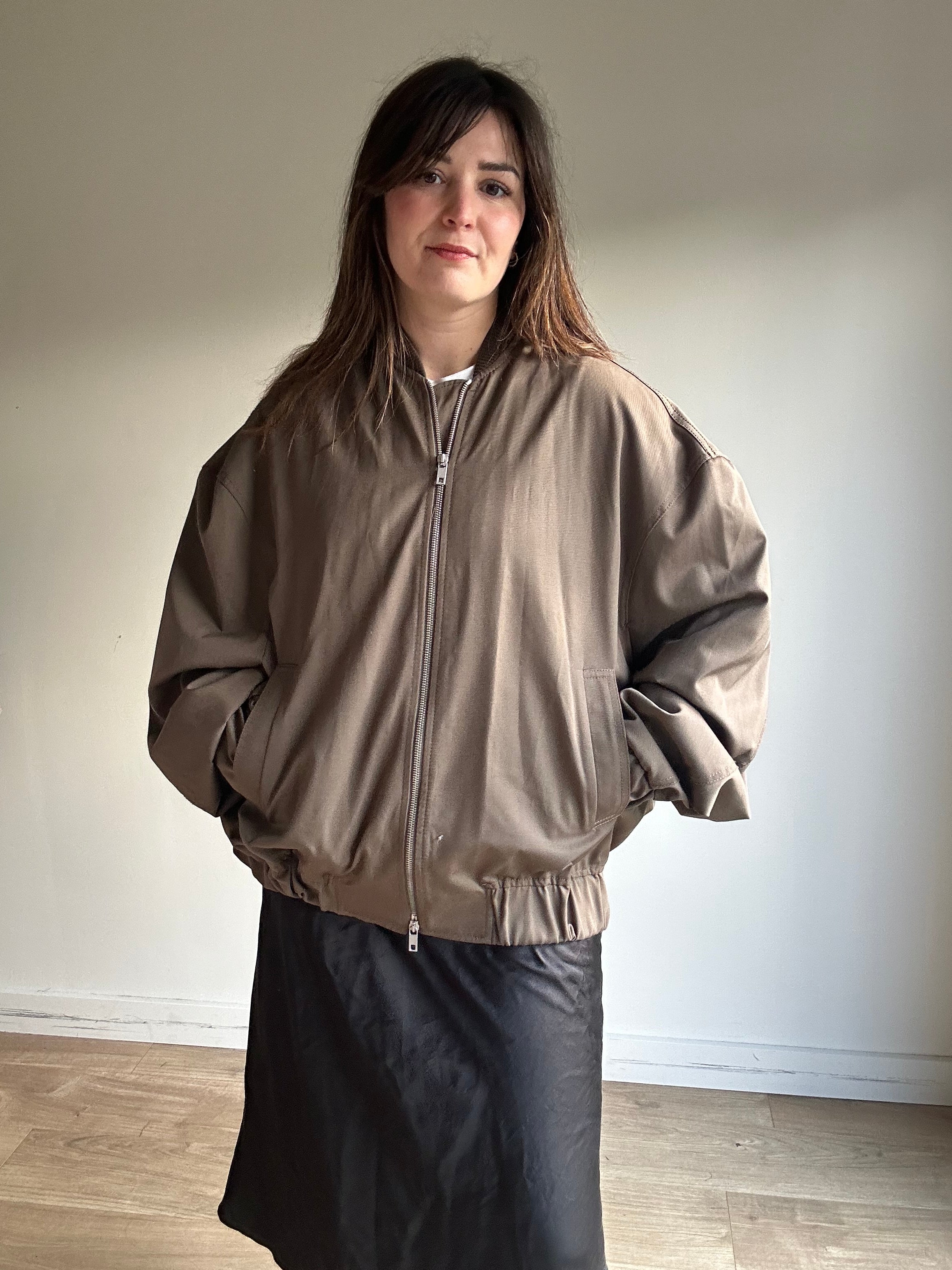 Zara Lightweight Bomber Jacket M