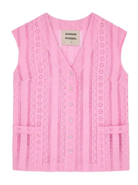 Damson Madder NEW Alys Embroidered Vest, 18