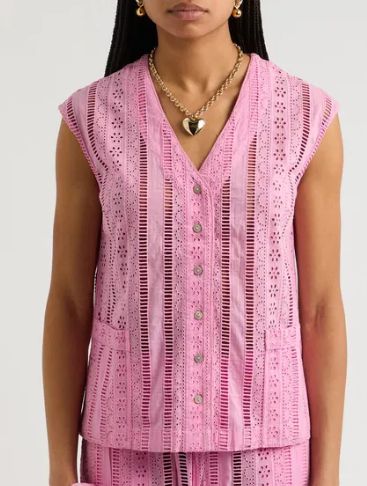 Damson Madder NEW Alys Embroidered Vest, 18