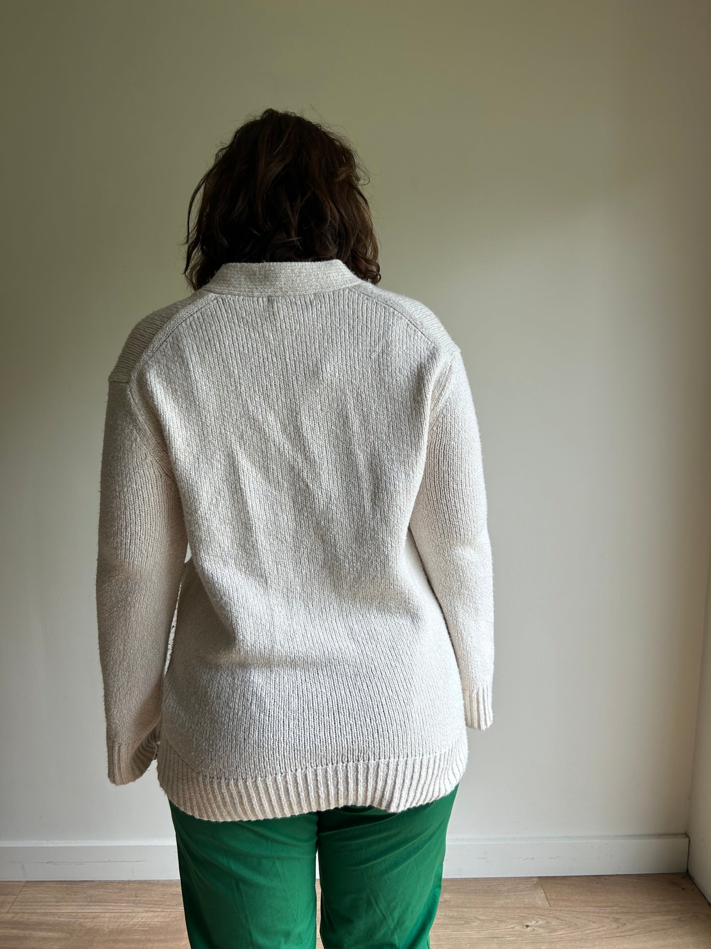 Uniqlo Cream Cardigan - Size XS-S