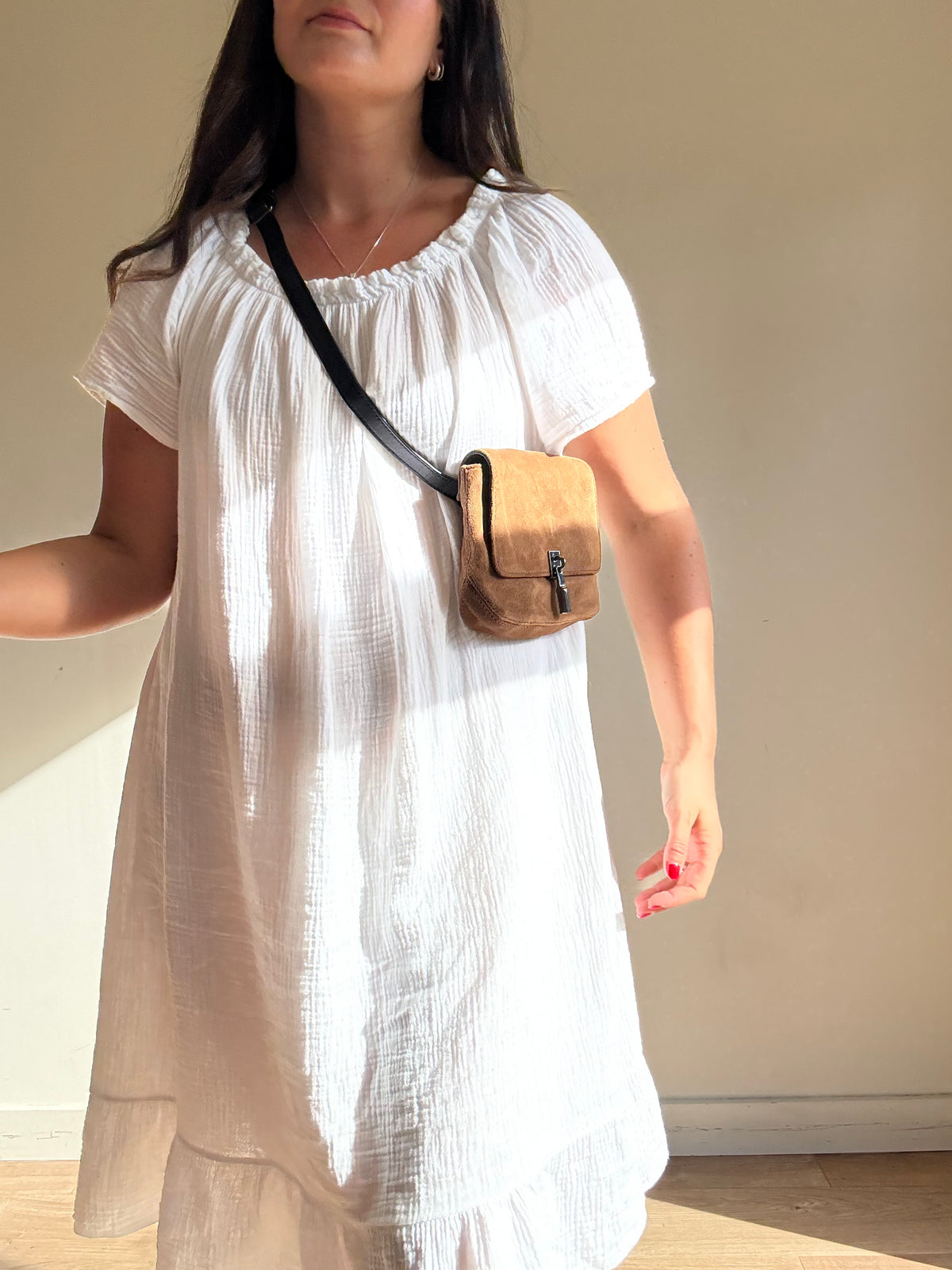 Elizabeth and James NEW Suede Belt Bag