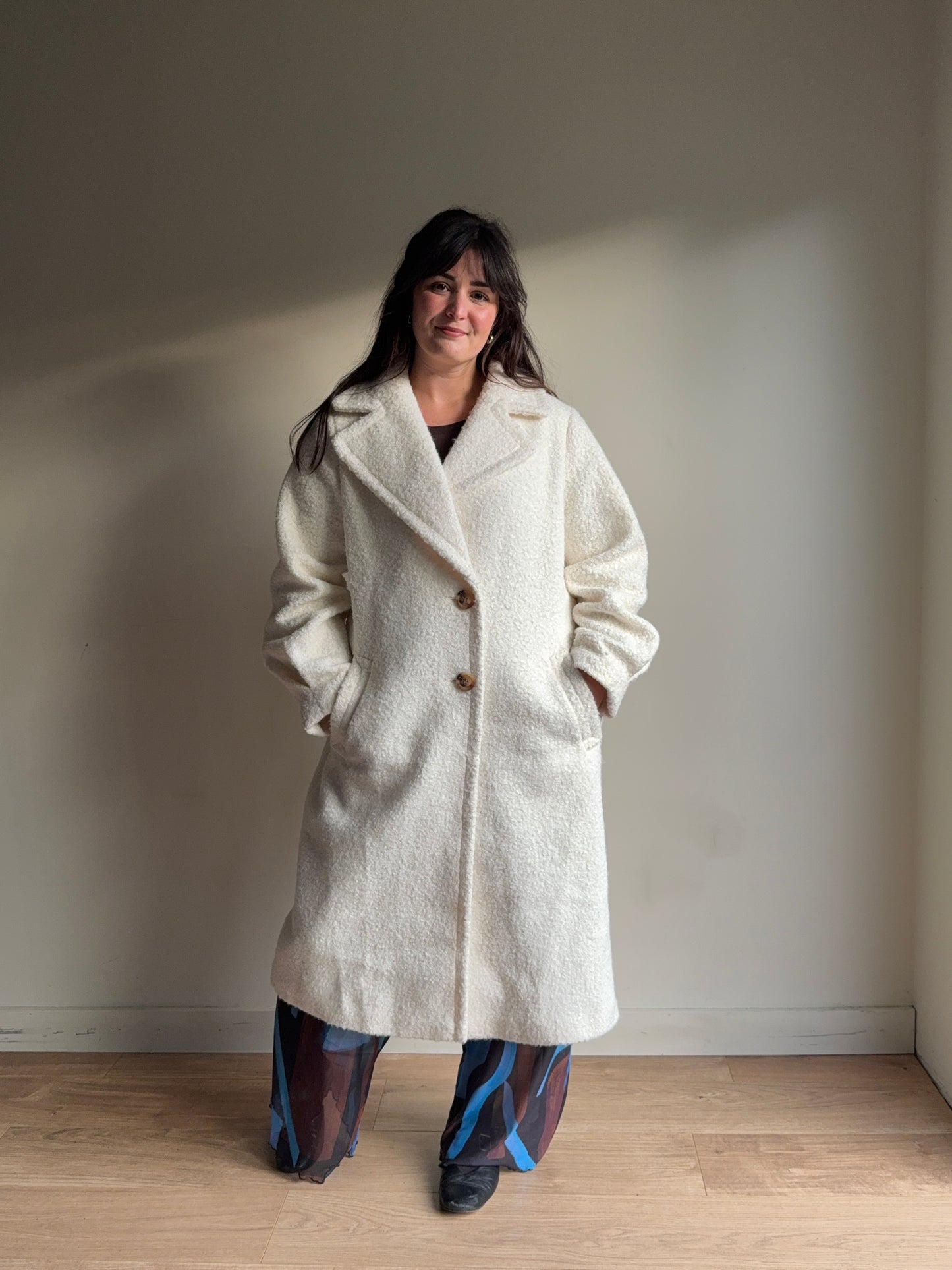 Next Boucle Teddy Tailored Coat, 16