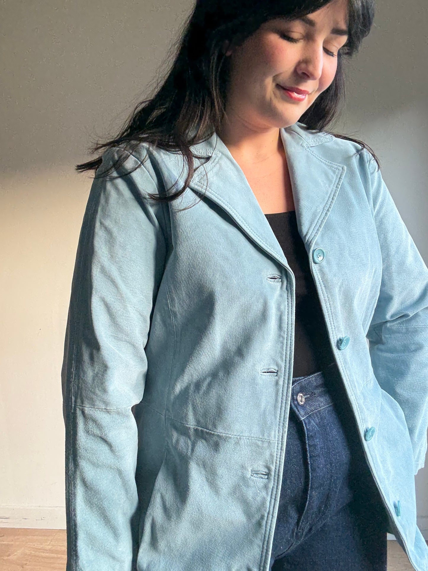 Vintage Genuine Suede Jacket, S/M