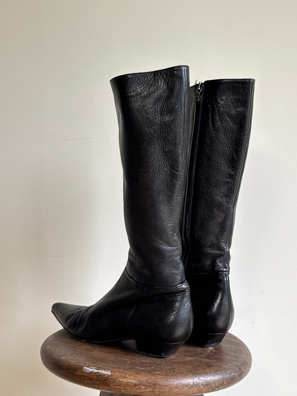 90's Prada Knee High Boots, 38.5