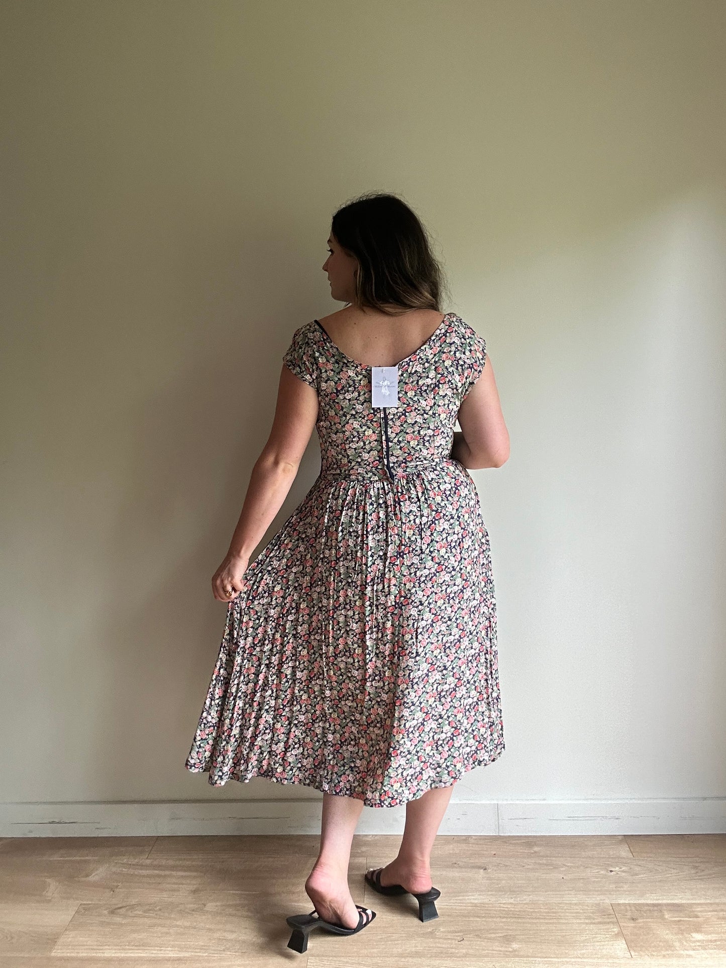 Jigsaw Vintage Floral Tea Dress, 12-14