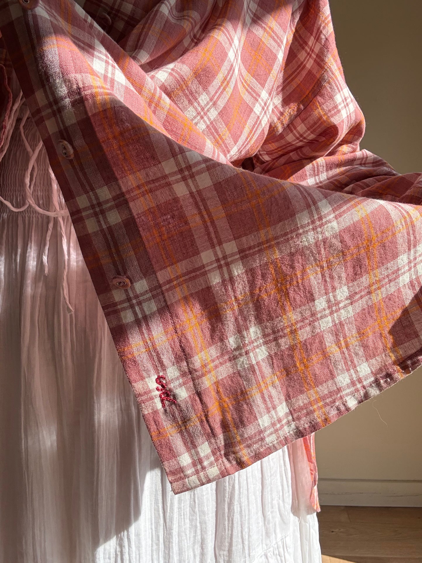 Studio Ren Check Cotton Shirt, M/L