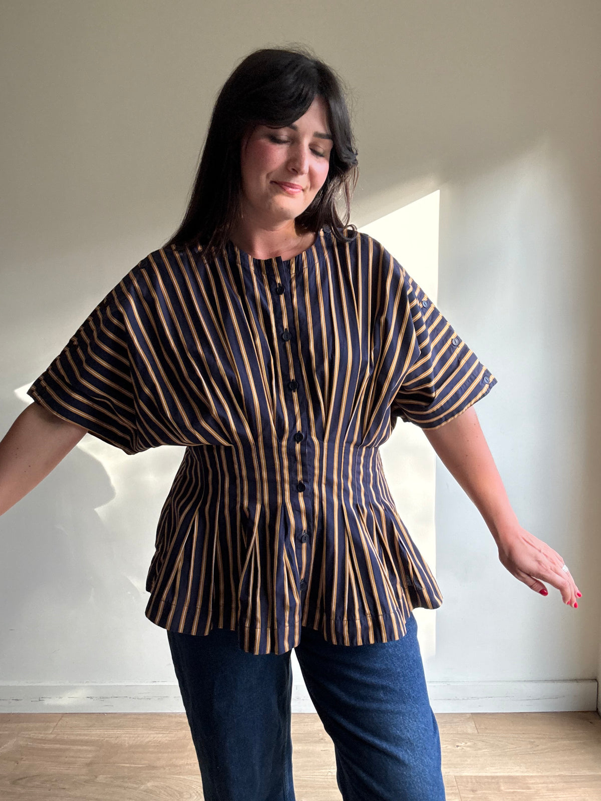 Palmer // Harding Tucked Waist Shirt, 14