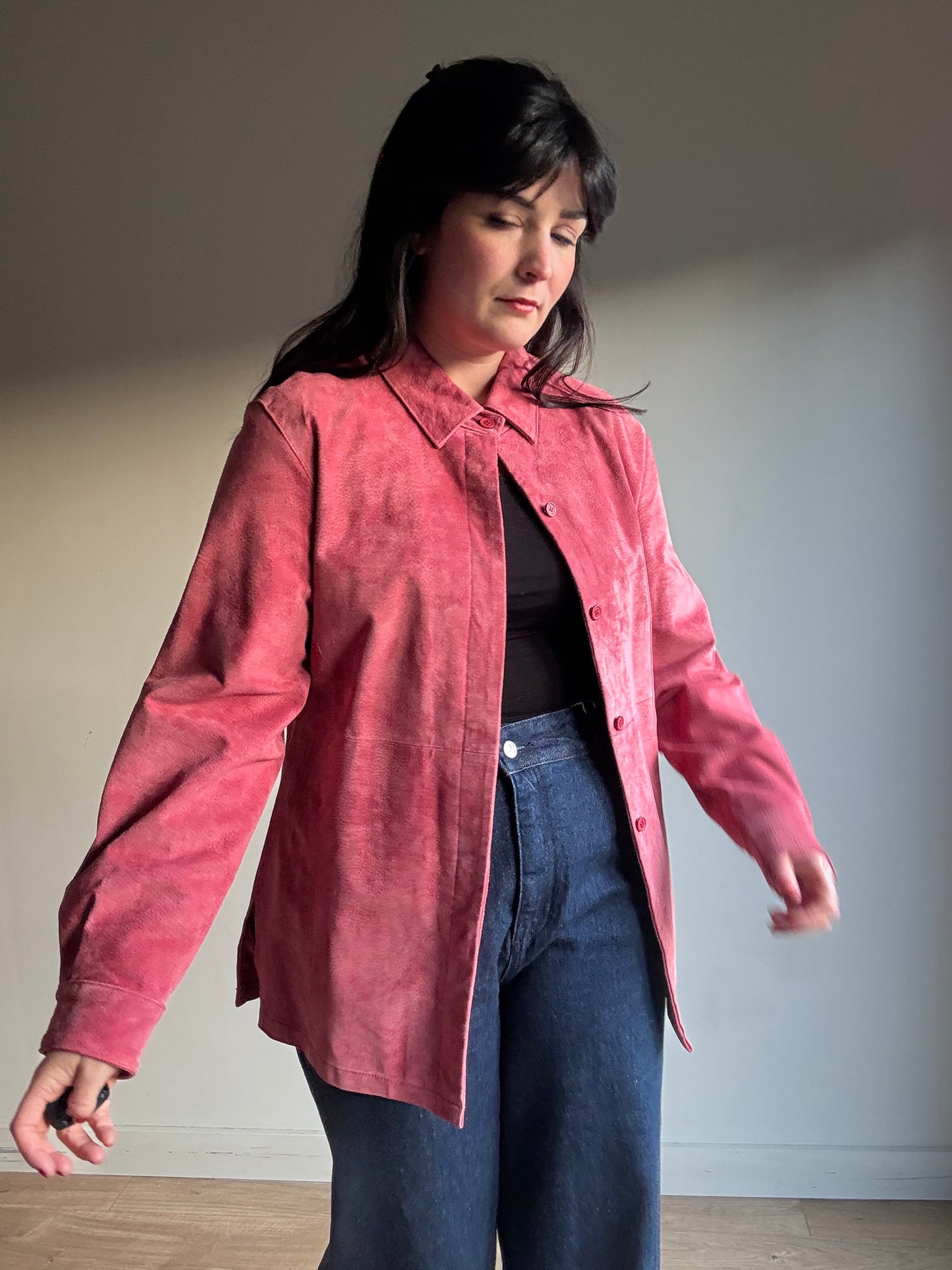 Vintage Genuine Suede Jacket, S/M