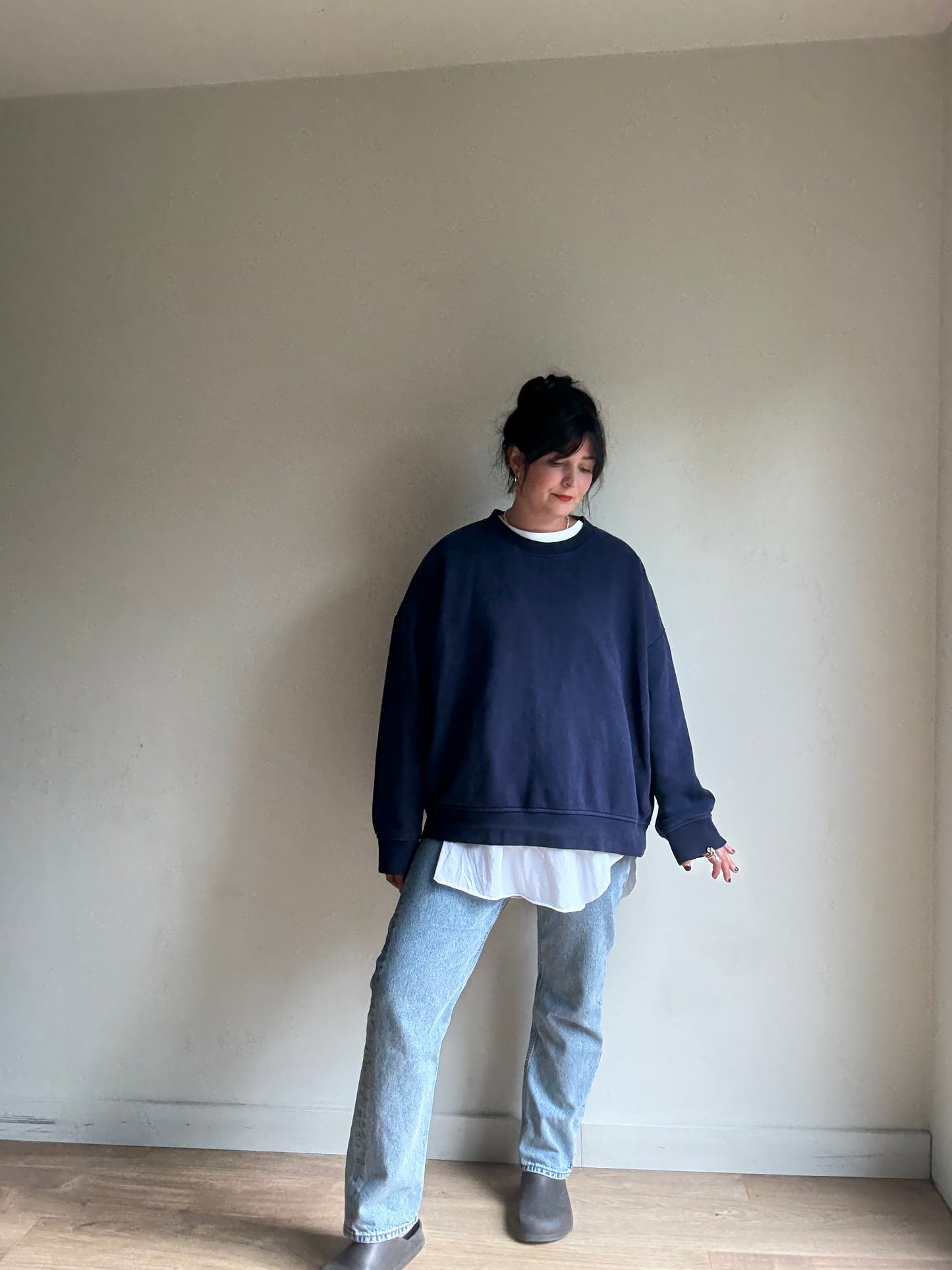 Vintage Wash Arket Straight Jeans, 31''