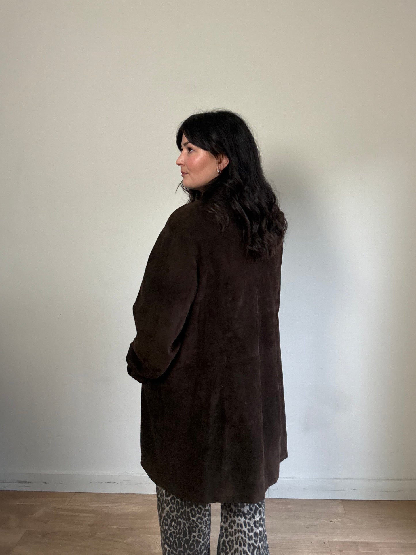 Vintage Genuine Suede Jacket, XL