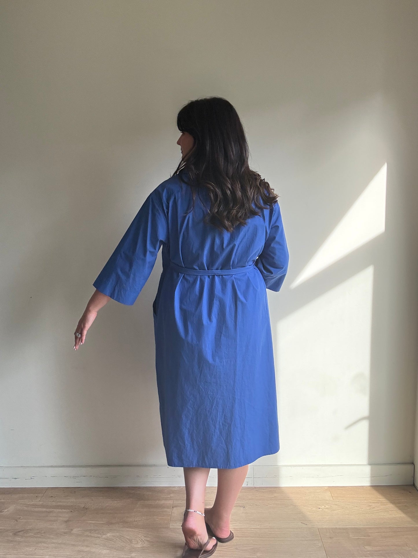 East by East West Cotton Shirt Dress, S-M
