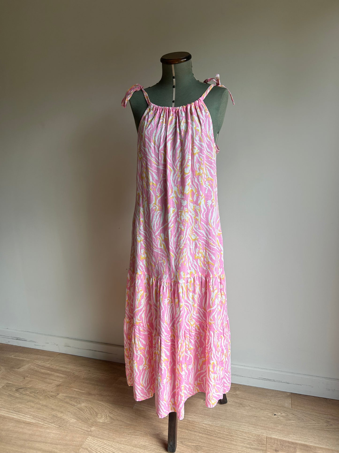 NEW M&S Cotton Midi Dress - Size 8