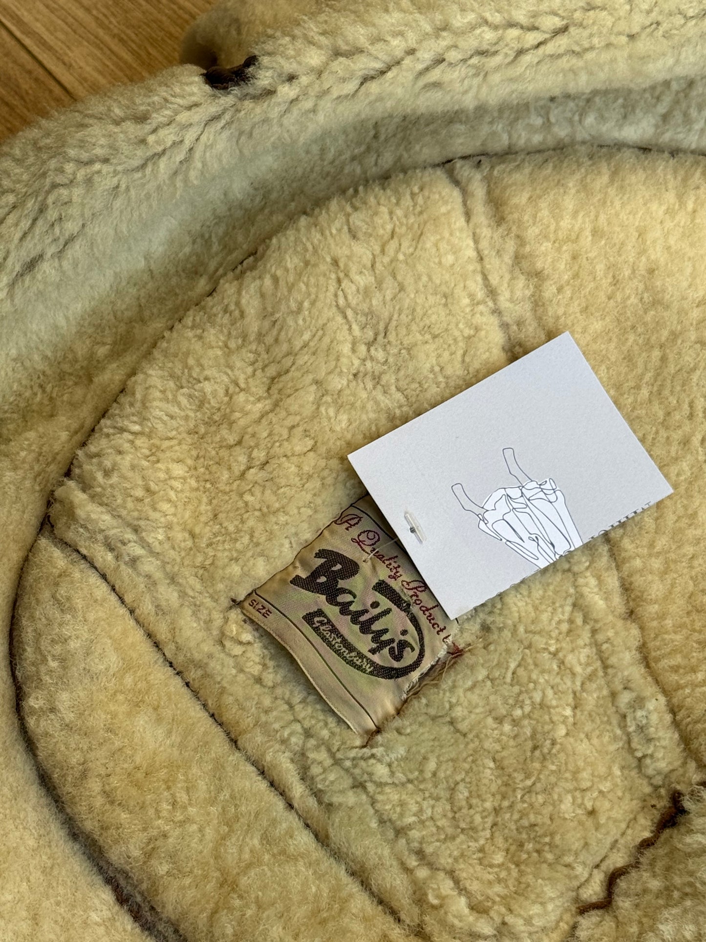 Vintage Sheepskin Shearling Coat, L/XL