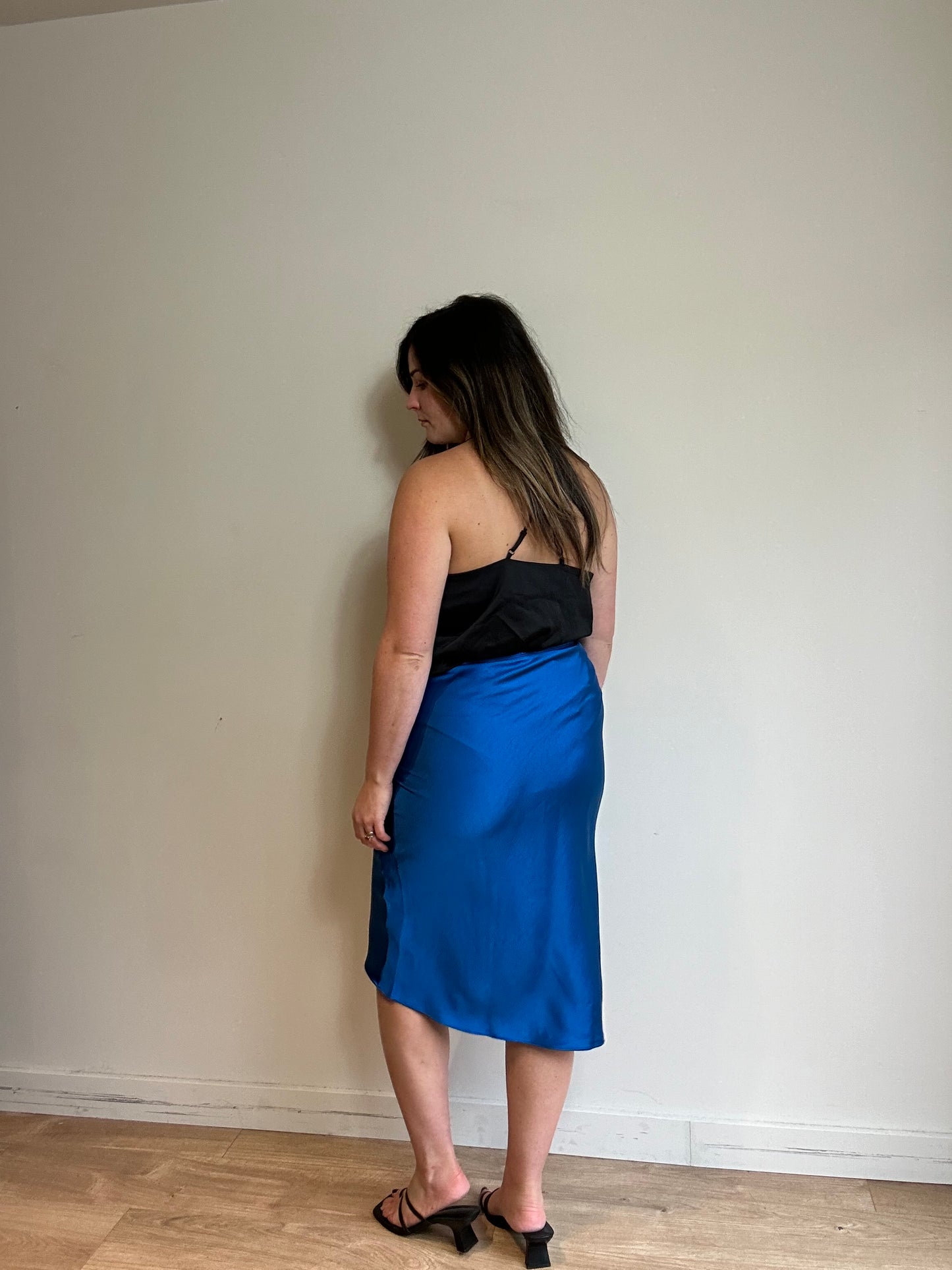 Samsoe Samsoe NEW Agneta Satin Skirt, M