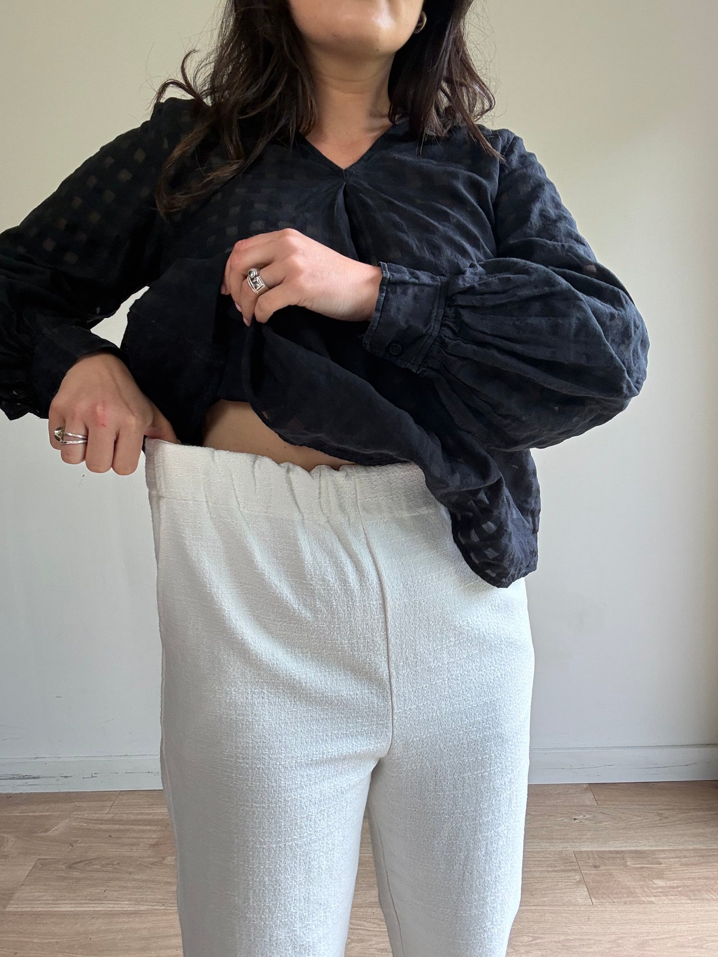 LF Markey Textured Cotton Trousers, 12-14