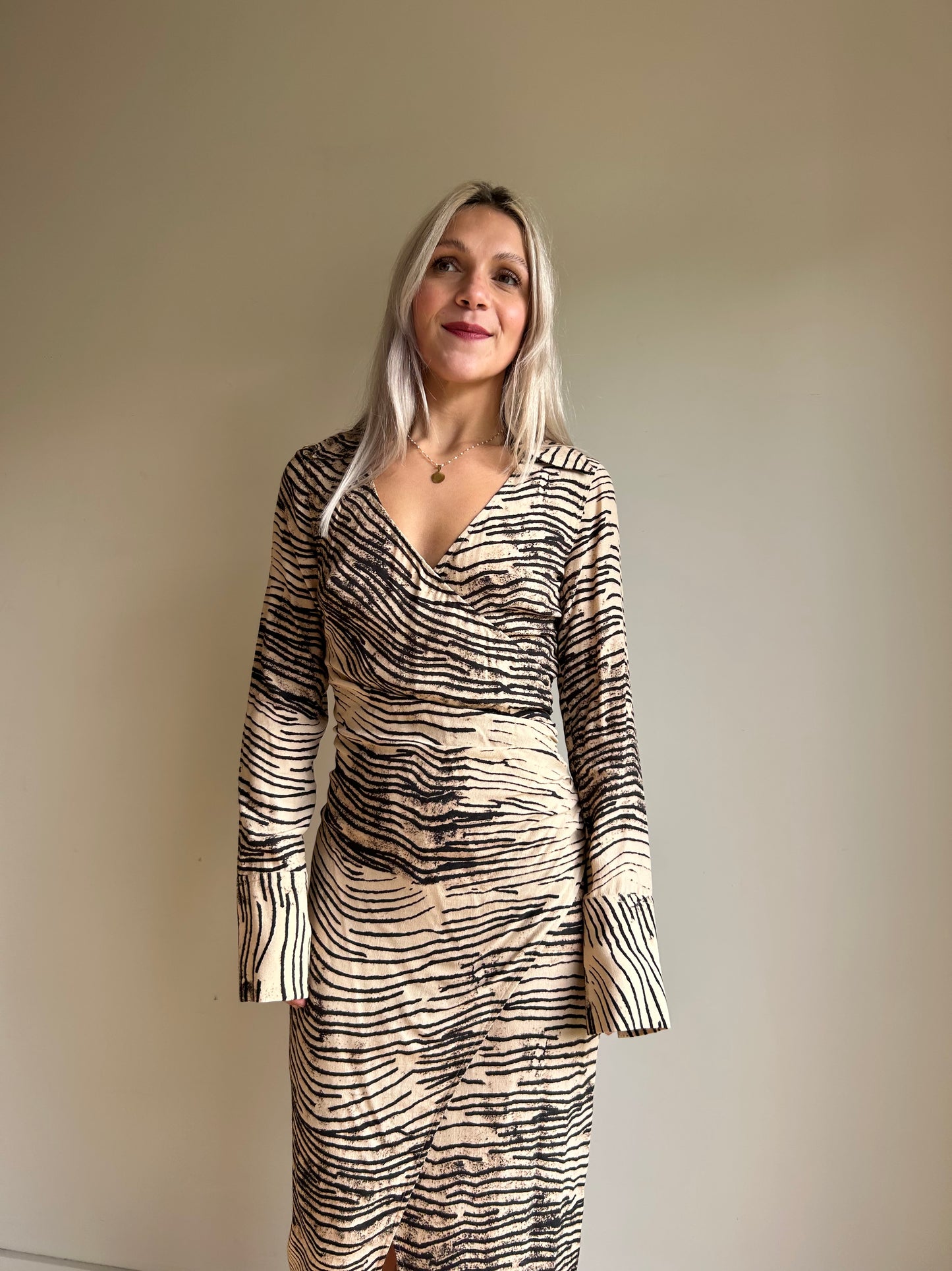 H&M Tiger Print Dress - Size XS