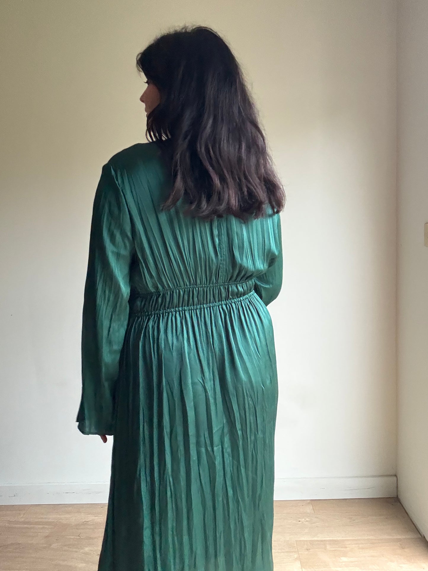 M&S Satin Gathered Dress, 14