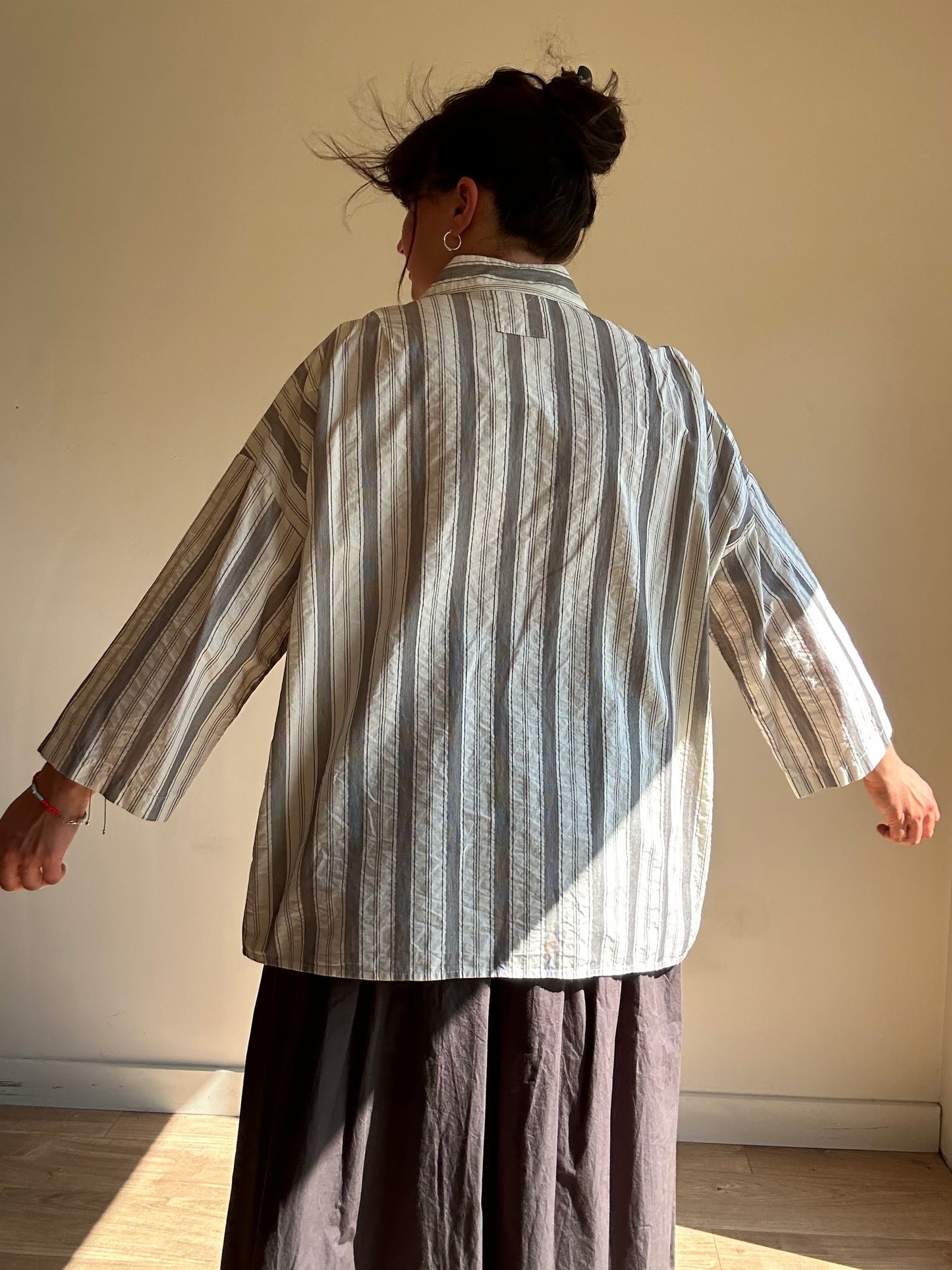 Aequamente Stripe Shirt, XXL