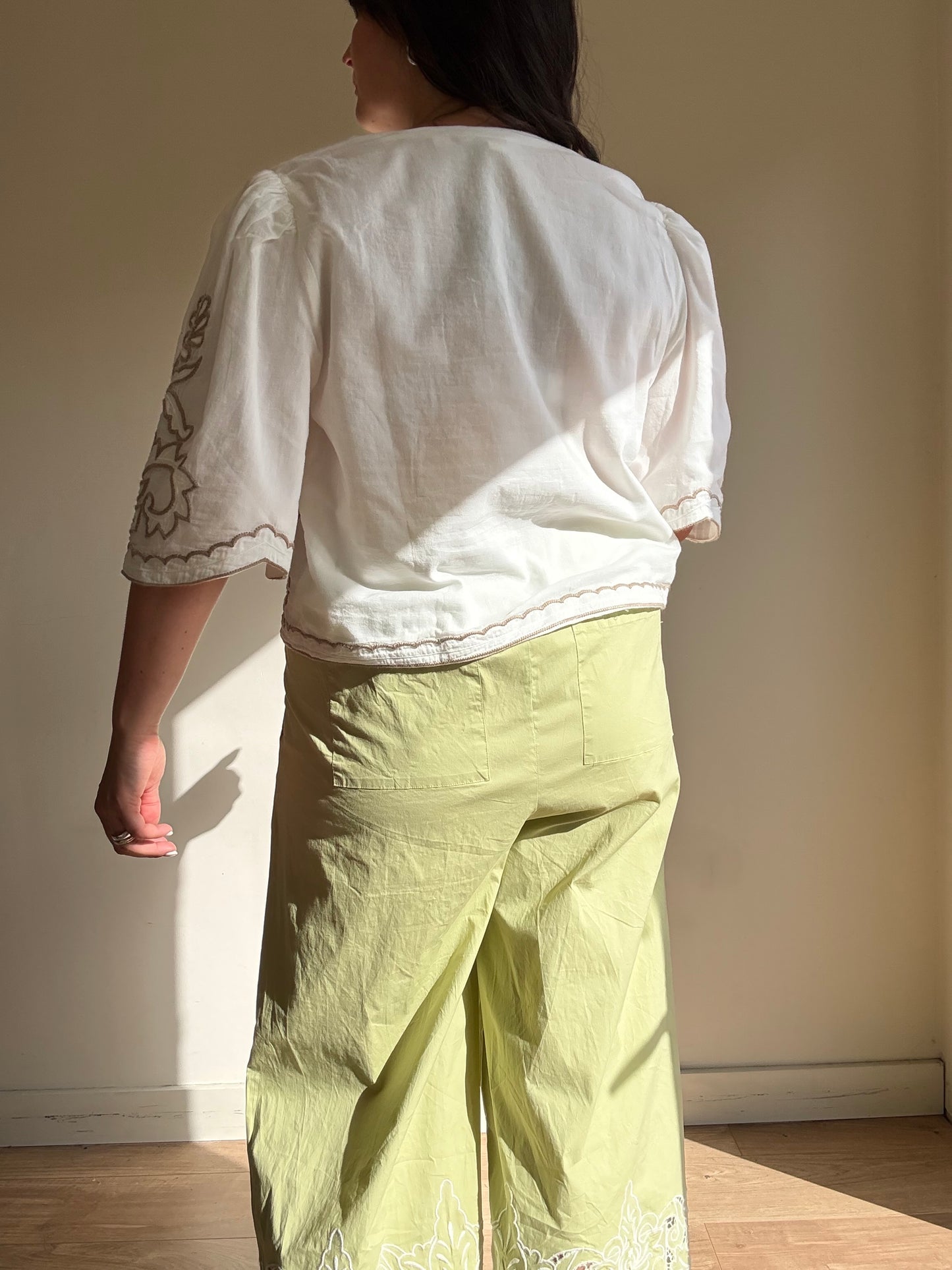 NEW White Stuff Embroidered Blouse, 18