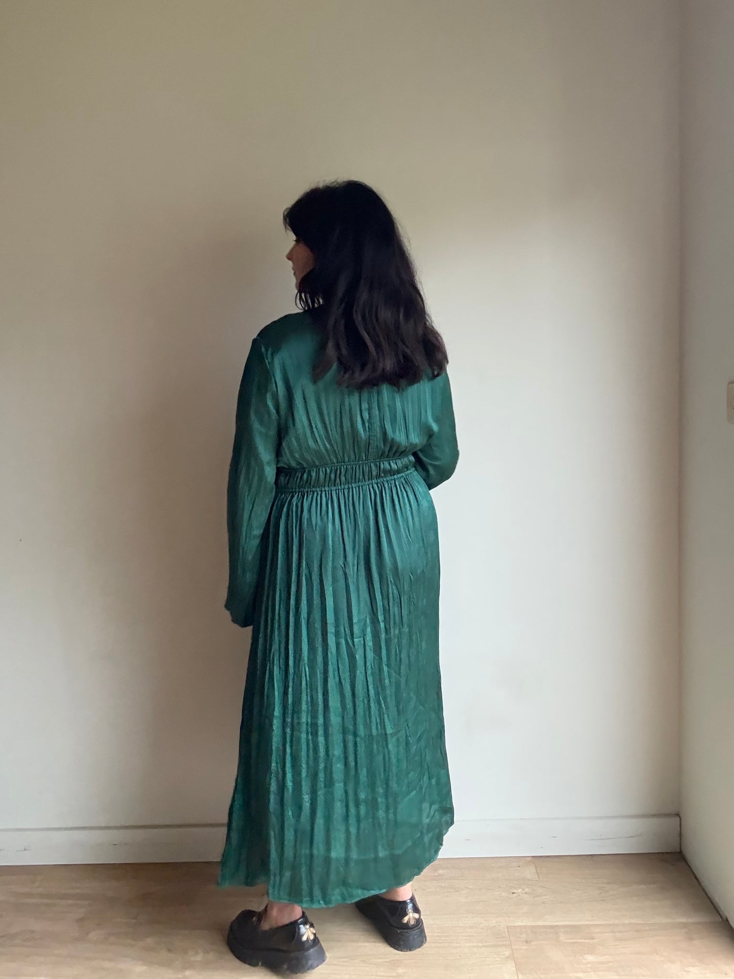 M&S Satin Gathered Dress, 14