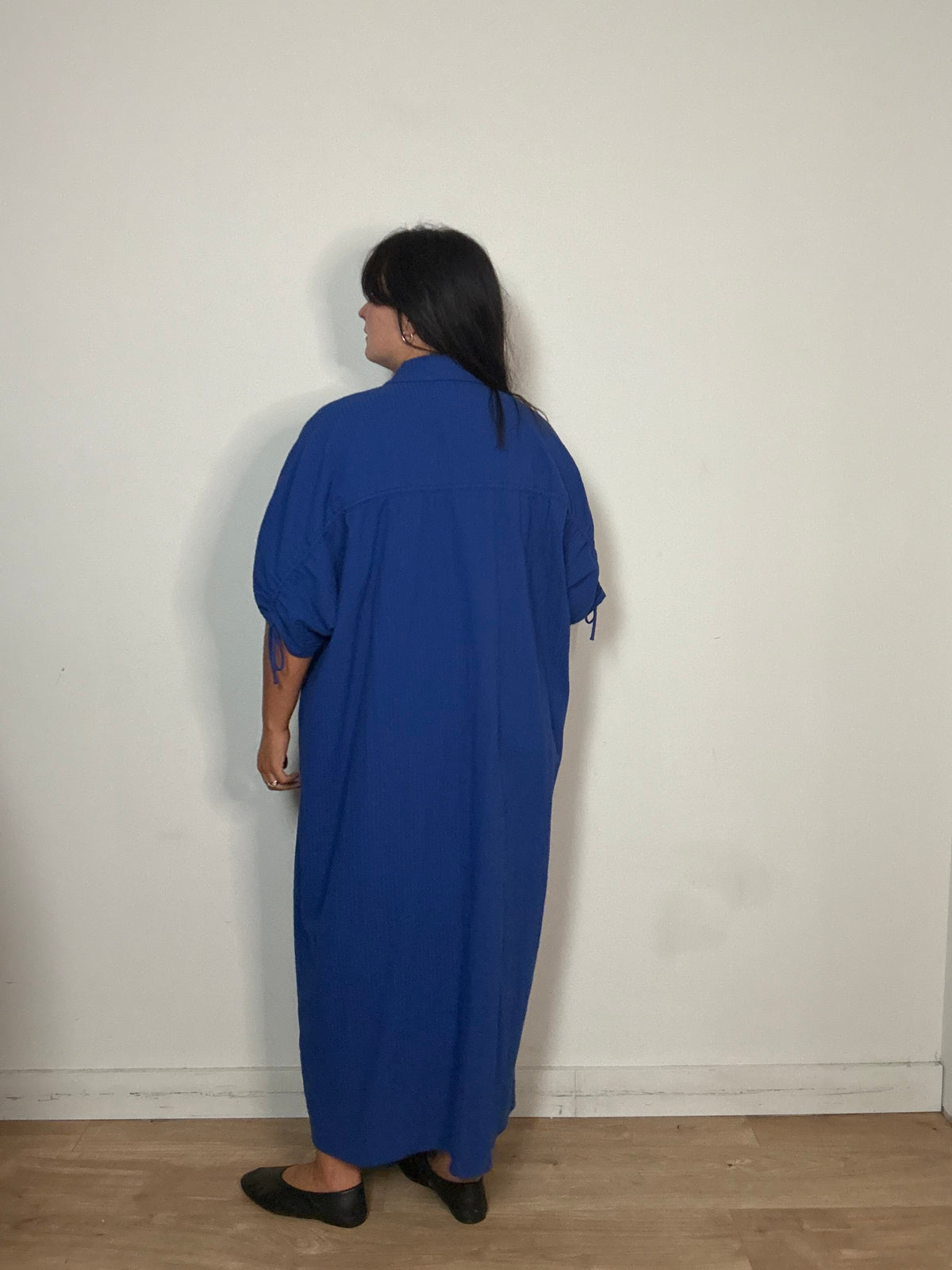 Foemina Seersucker Gathered Dress, 12
