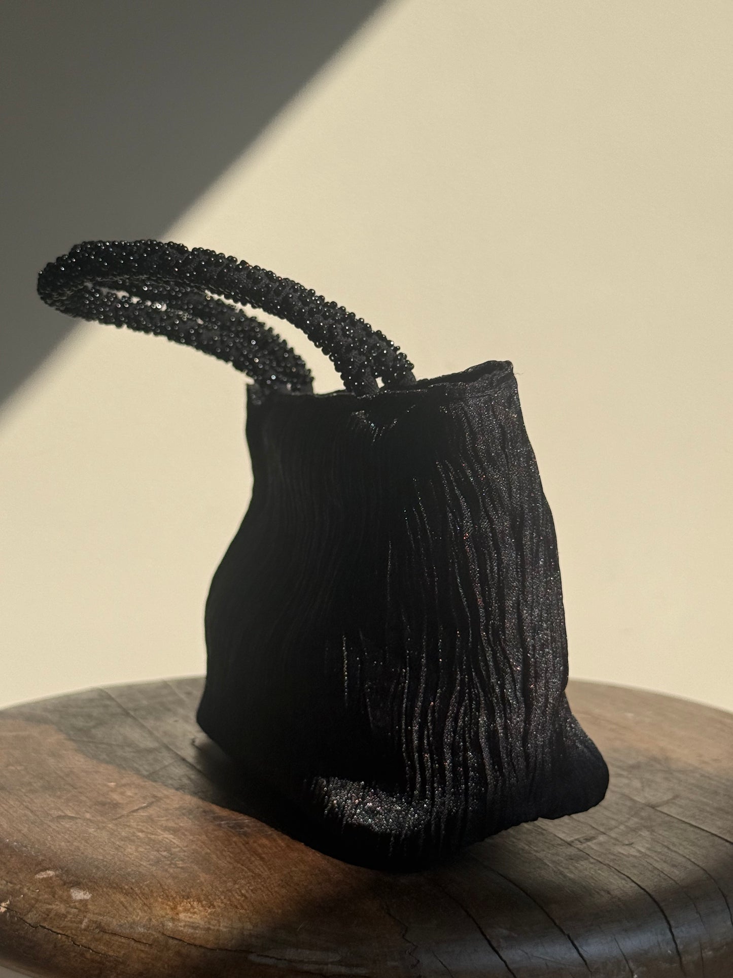 Beaded Handle Evening Bag, Mini
