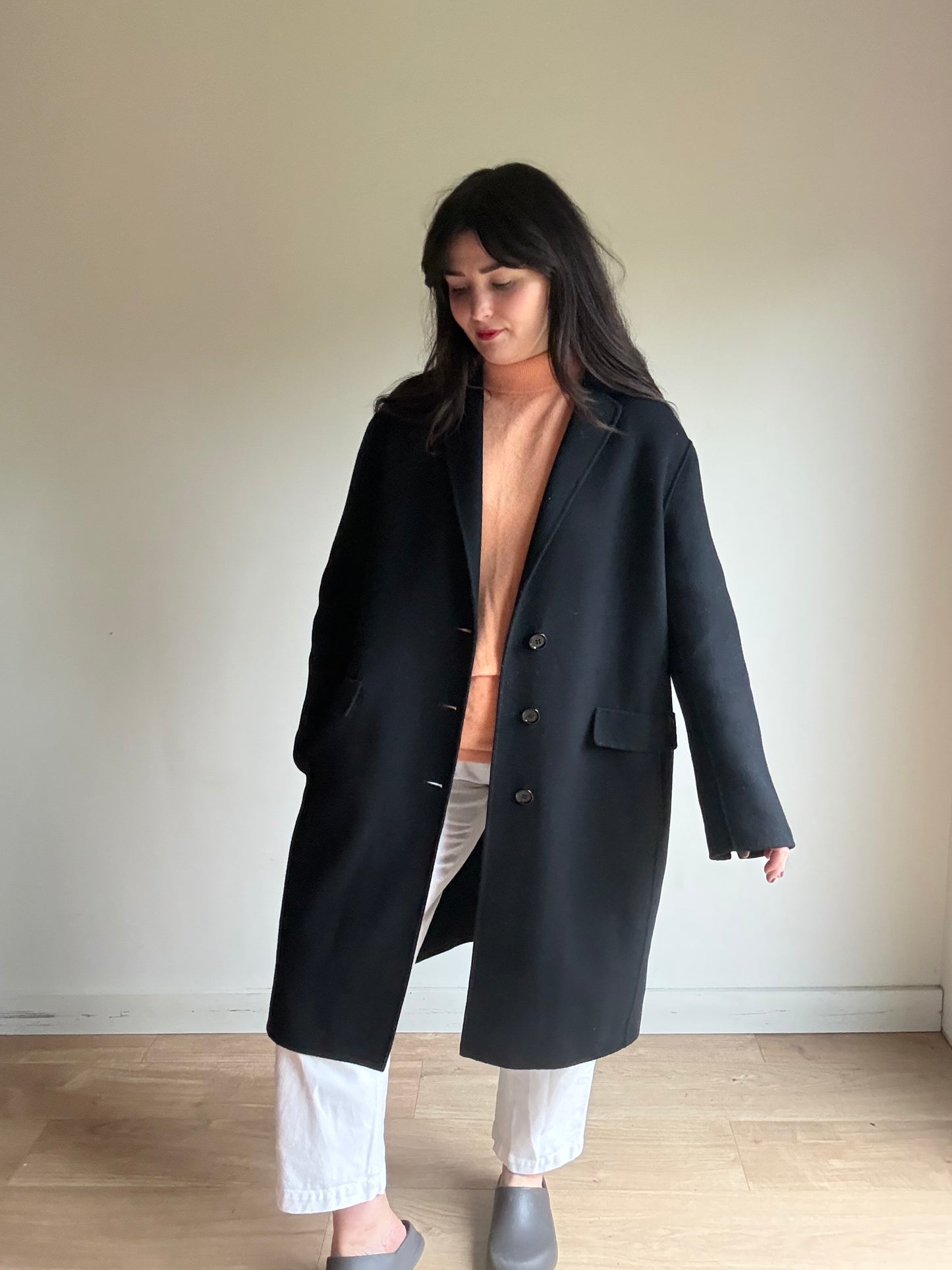 Vintage Canda Angora High Neck Jumper, L