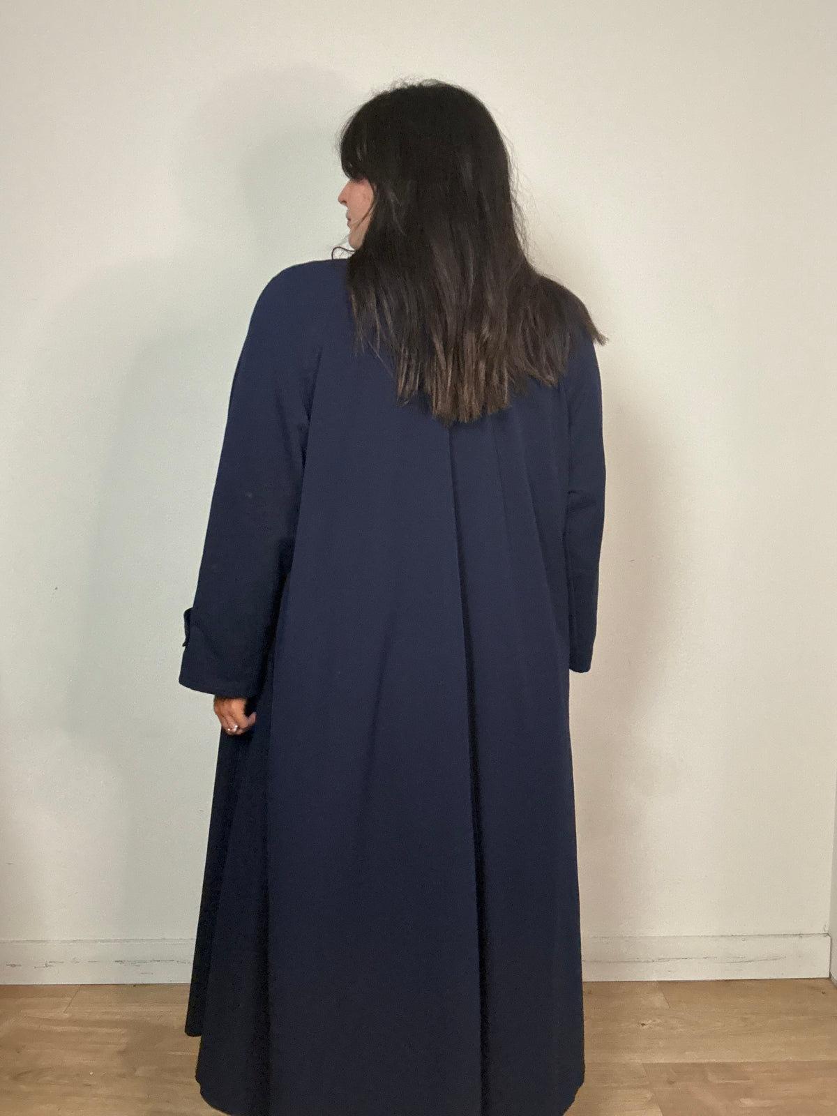 Vintage St Michaels Navy Trench, L
