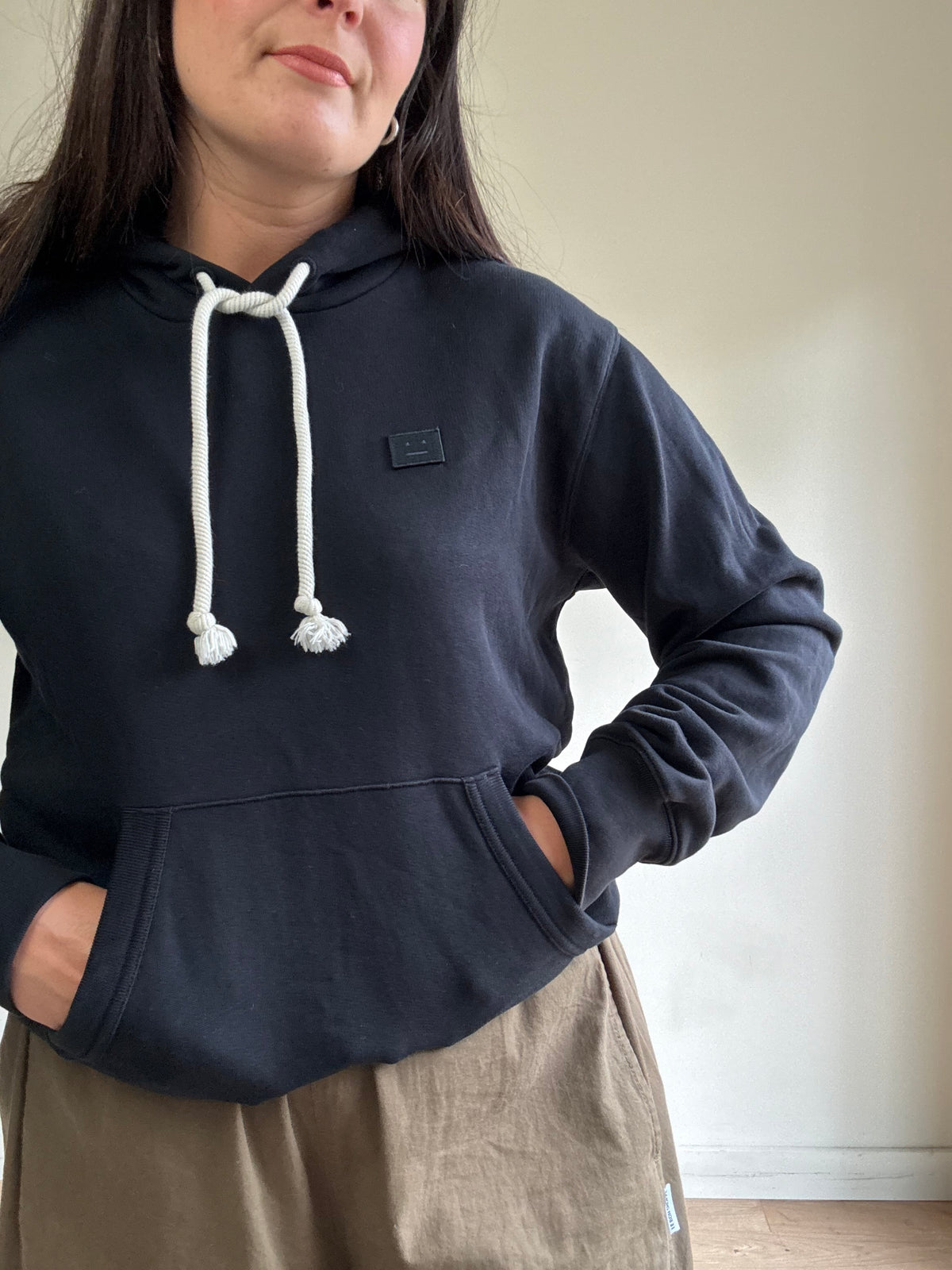 Acne Studios Cotton Fairah Hoodie, S
