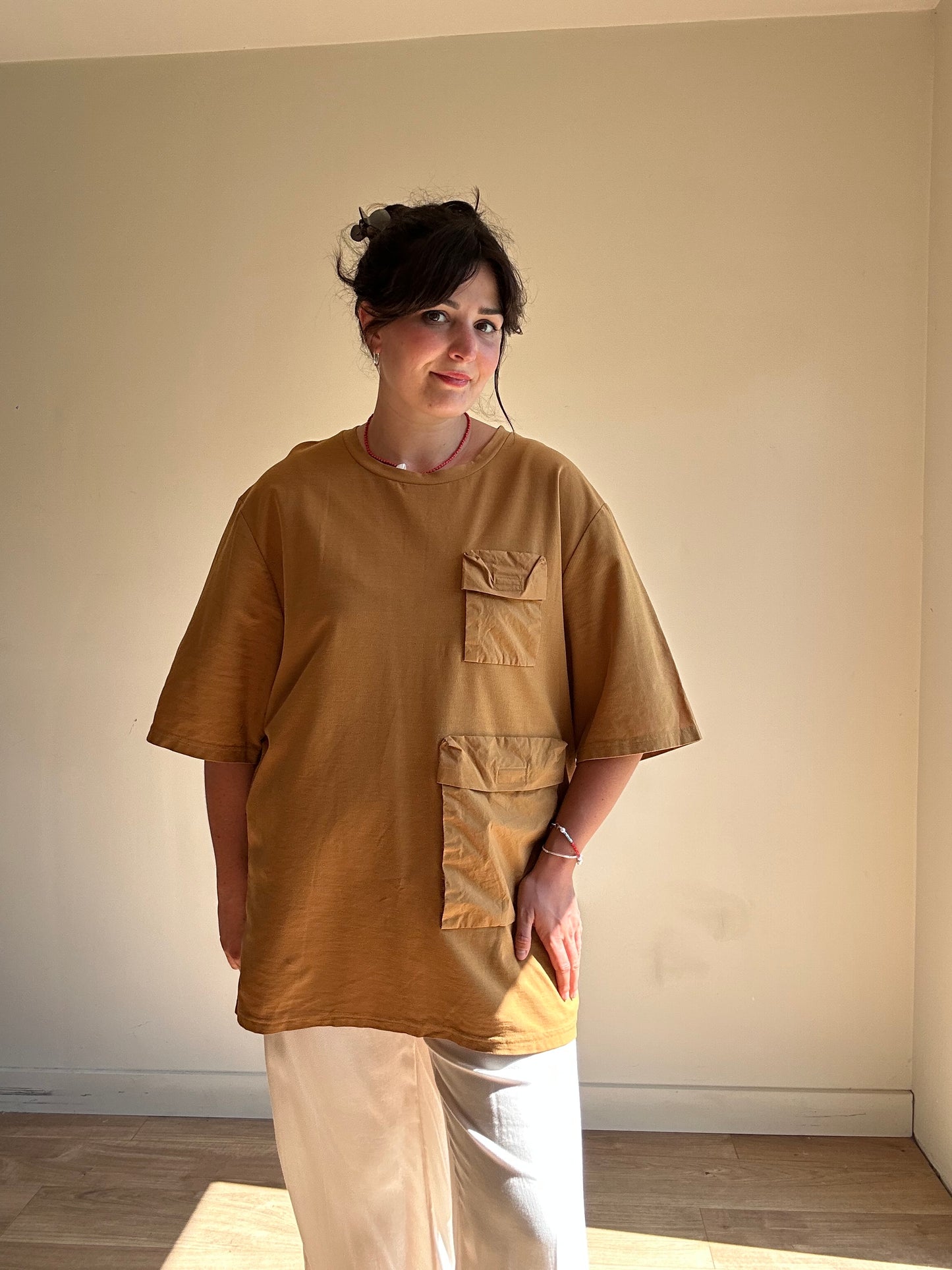 COS Pure Cotton Pocket T-Shirt, L