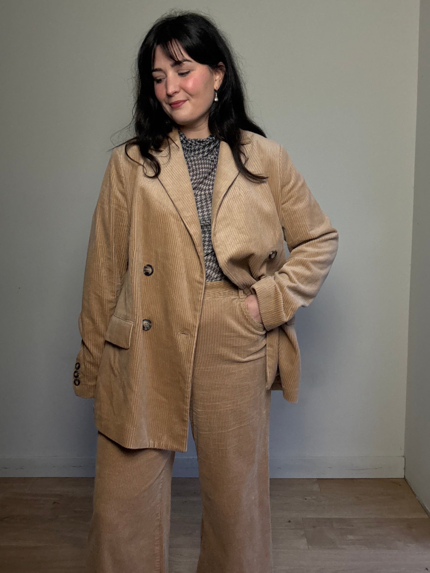 H&M Jumbo Cord Trouser Suit, 18