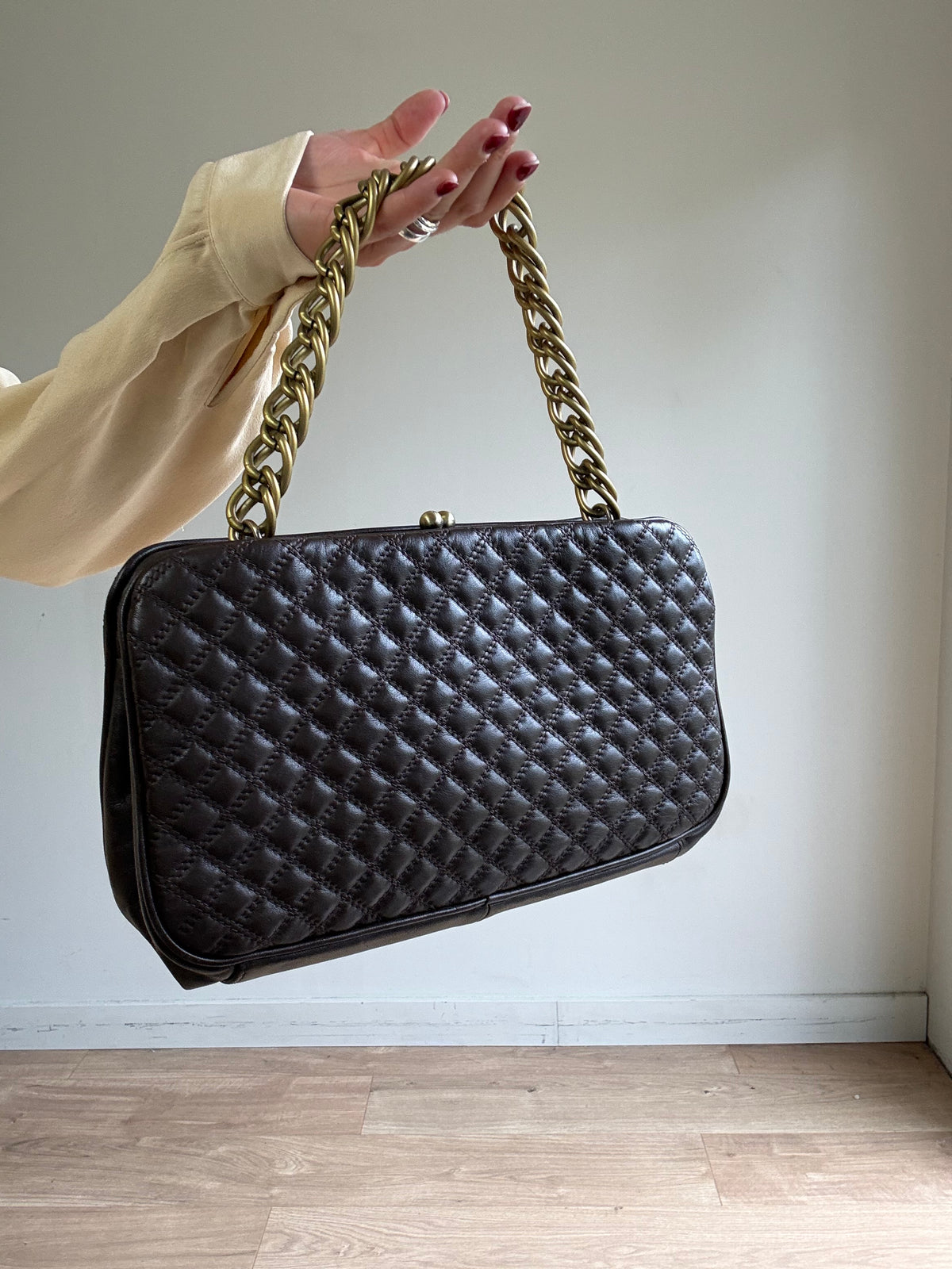 Vintage Dents Quilted Leather Bag